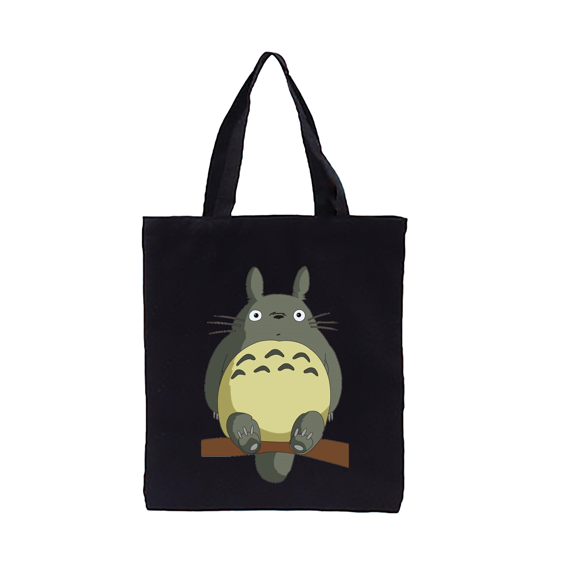 （画像用） となりのトトロ 草壁メイ 草壁サツキ My Neighbor Totoro Satsuki Kusakabe Mei Kusakabe 縦型キャンバス生地手提げバッグ　トートバッグ