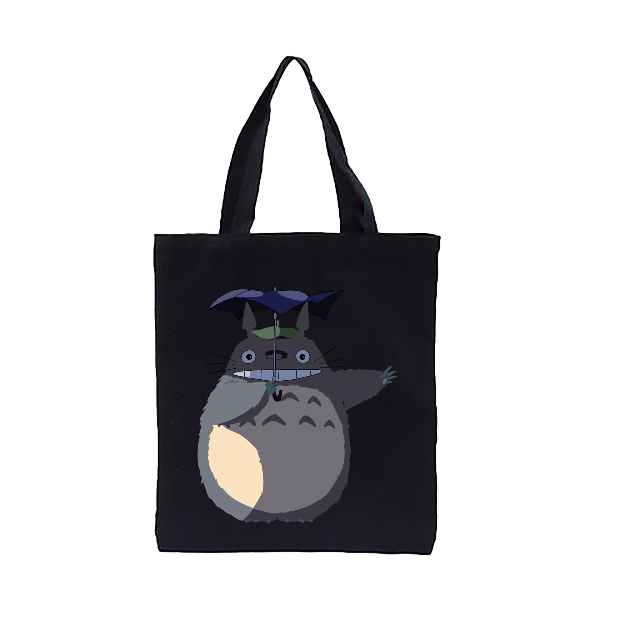 （画像用） となりのトトロ 草壁メイ 草壁サツキ My Neighbor Totoro Satsuki Kusakabe Mei Kusakabe 縦型キャンバス生地手提げバッグ　トートバッグ