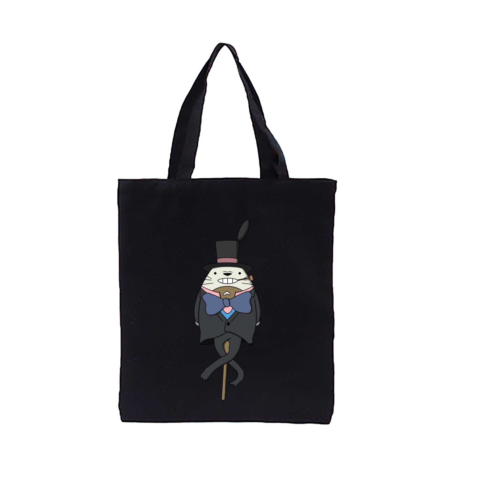 （画像用） となりのトトロ 草壁メイ 草壁サツキ My Neighbor Totoro Satsuki Kusakabe Mei Kusakabe 縦型キャンバス生地手提げバッグ　トートバッグ