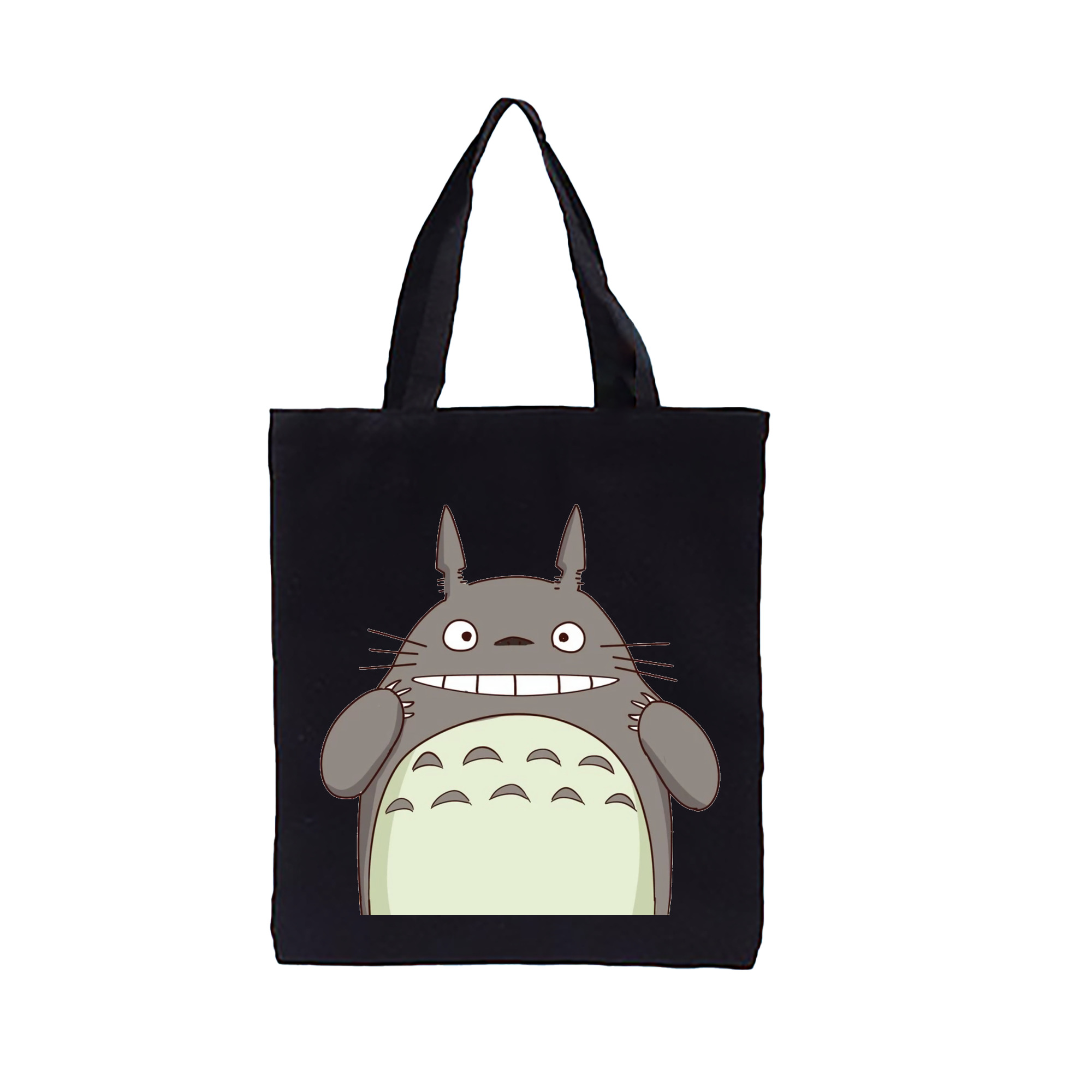 （画像用） となりのトトロ 草壁メイ 草壁サツキ My Neighbor Totoro Satsuki Kusakabe Mei Kusakabe 縦型キャンバス生地手提げバッグ　トートバッグ