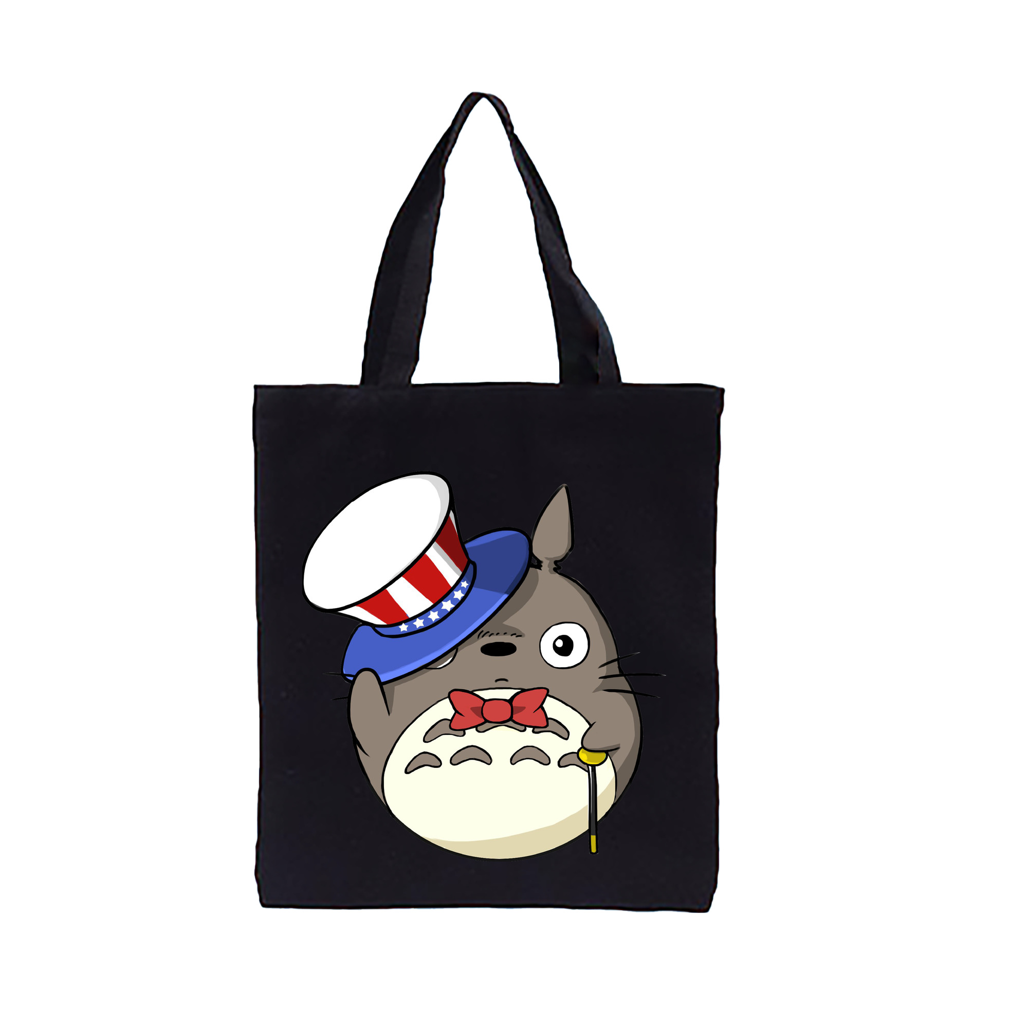 （画像用） となりのトトロ 草壁メイ 草壁サツキ My Neighbor Totoro Satsuki Kusakabe Mei Kusakabe 縦型キャンバス生地手提げバッグ　トートバッグ