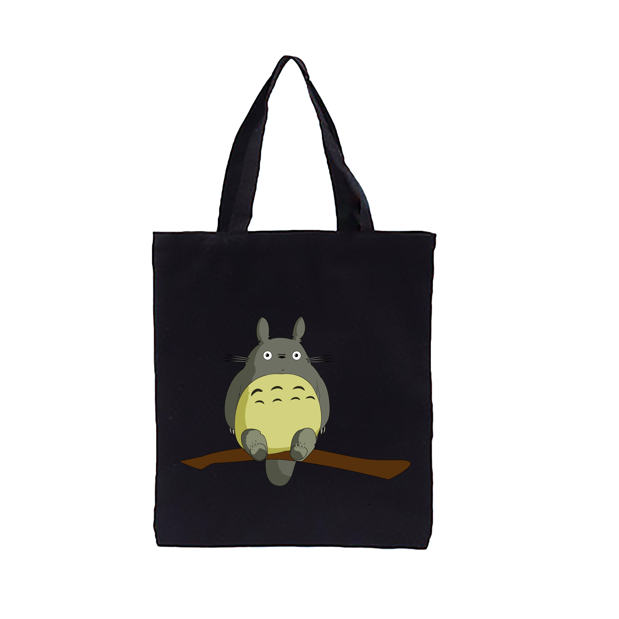 （画像用） となりのトトロ 草壁メイ 草壁サツキ My Neighbor Totoro Satsuki Kusakabe Mei Kusakabe 縦型キャンバス生地手提げバッグ　トートバッグ