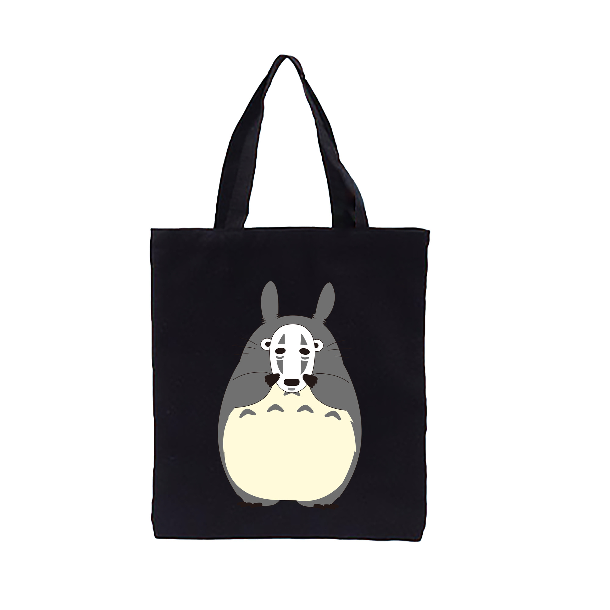 （画像用） となりのトトロ 草壁メイ 草壁サツキ My Neighbor Totoro Satsuki Kusakabe Mei Kusakabe 縦型キャンバス生地手提げバッグ　トートバッグ
