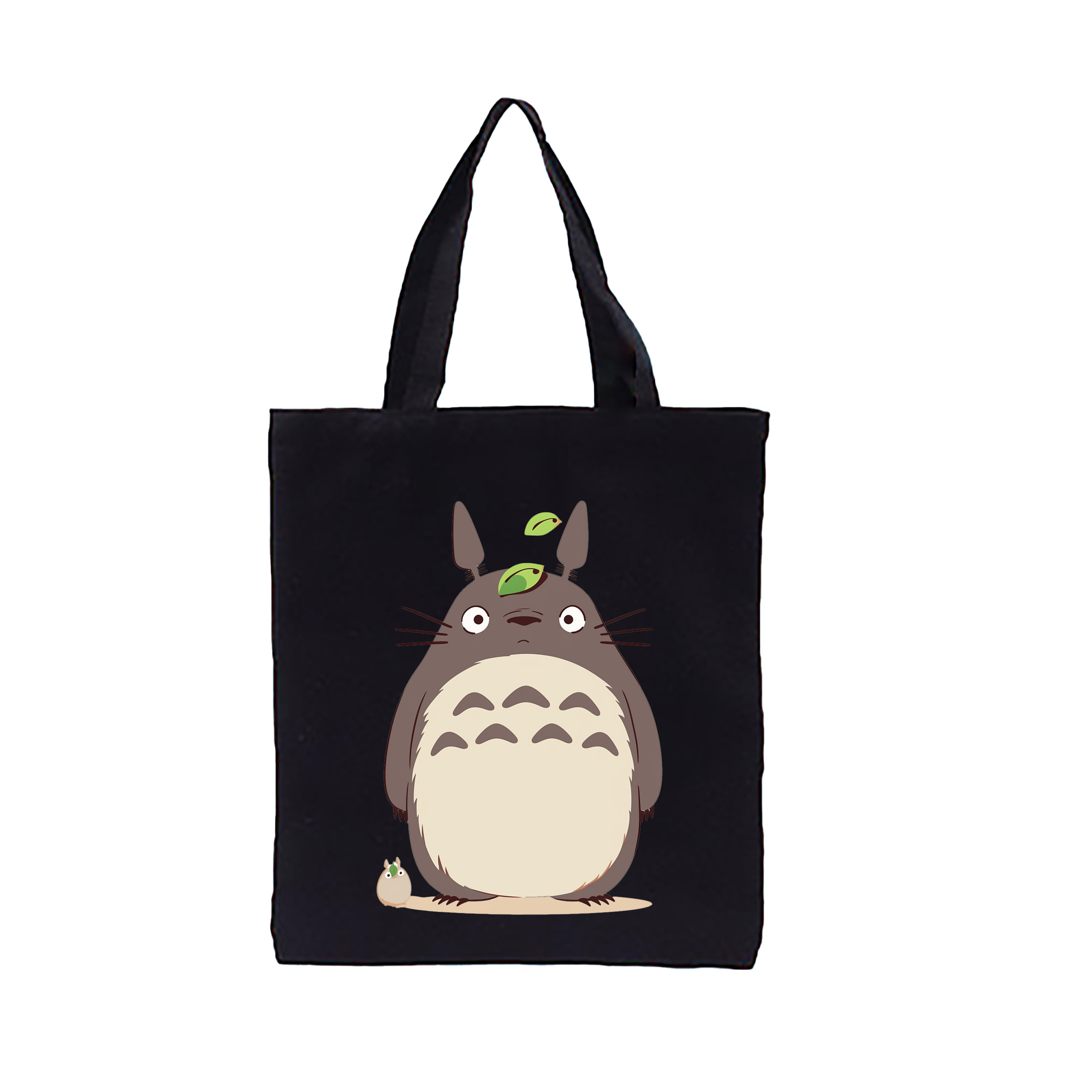 （画像用） となりのトトロ 草壁メイ 草壁サツキ My Neighbor Totoro Satsuki Kusakabe Mei Kusakabe 縦型キャンバス生地手提げバッグ　トートバッグ