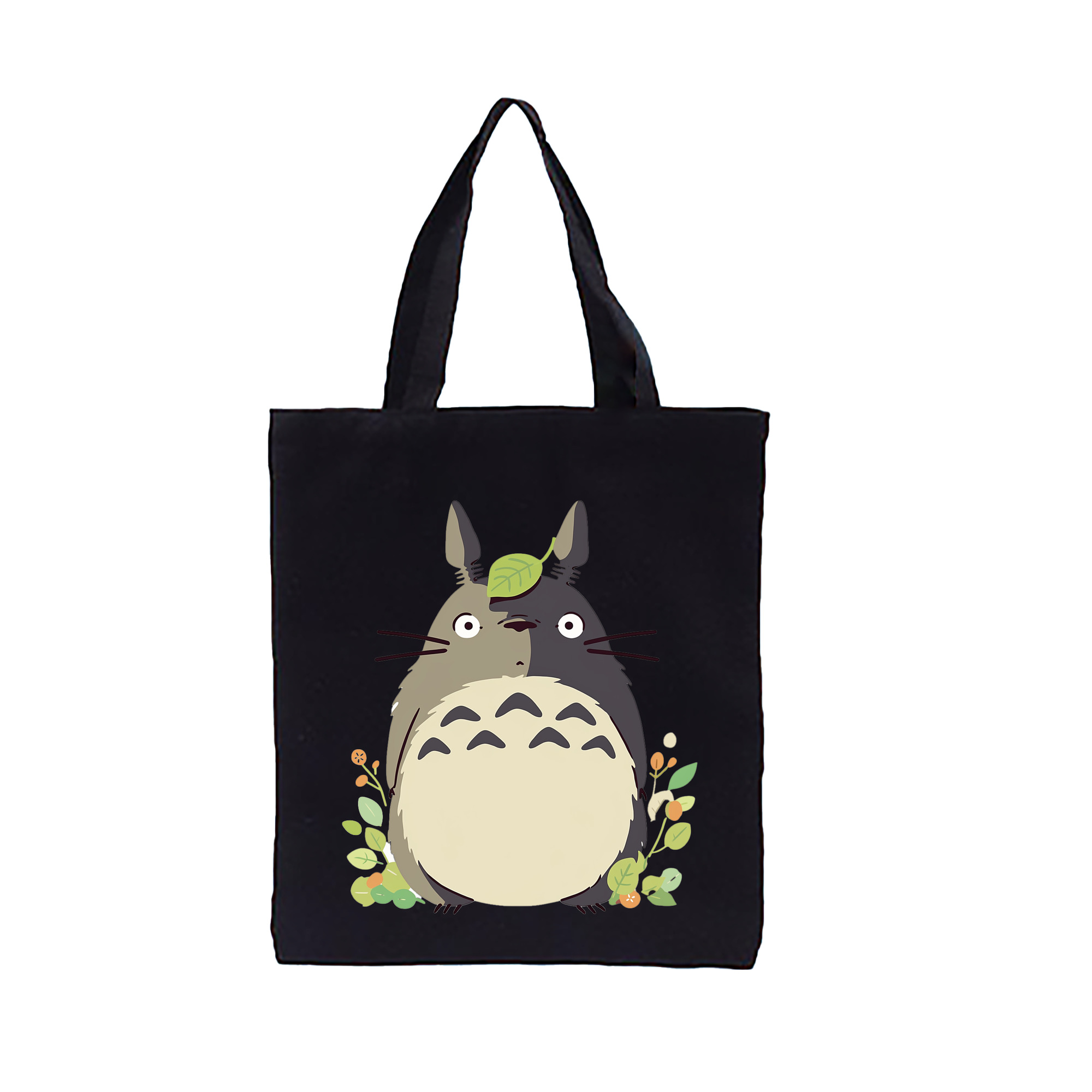 （画像用） となりのトトロ 草壁メイ 草壁サツキ My Neighbor Totoro Satsuki Kusakabe Mei Kusakabe 縦型キャンバス生地手提げバッグ　トートバッグ