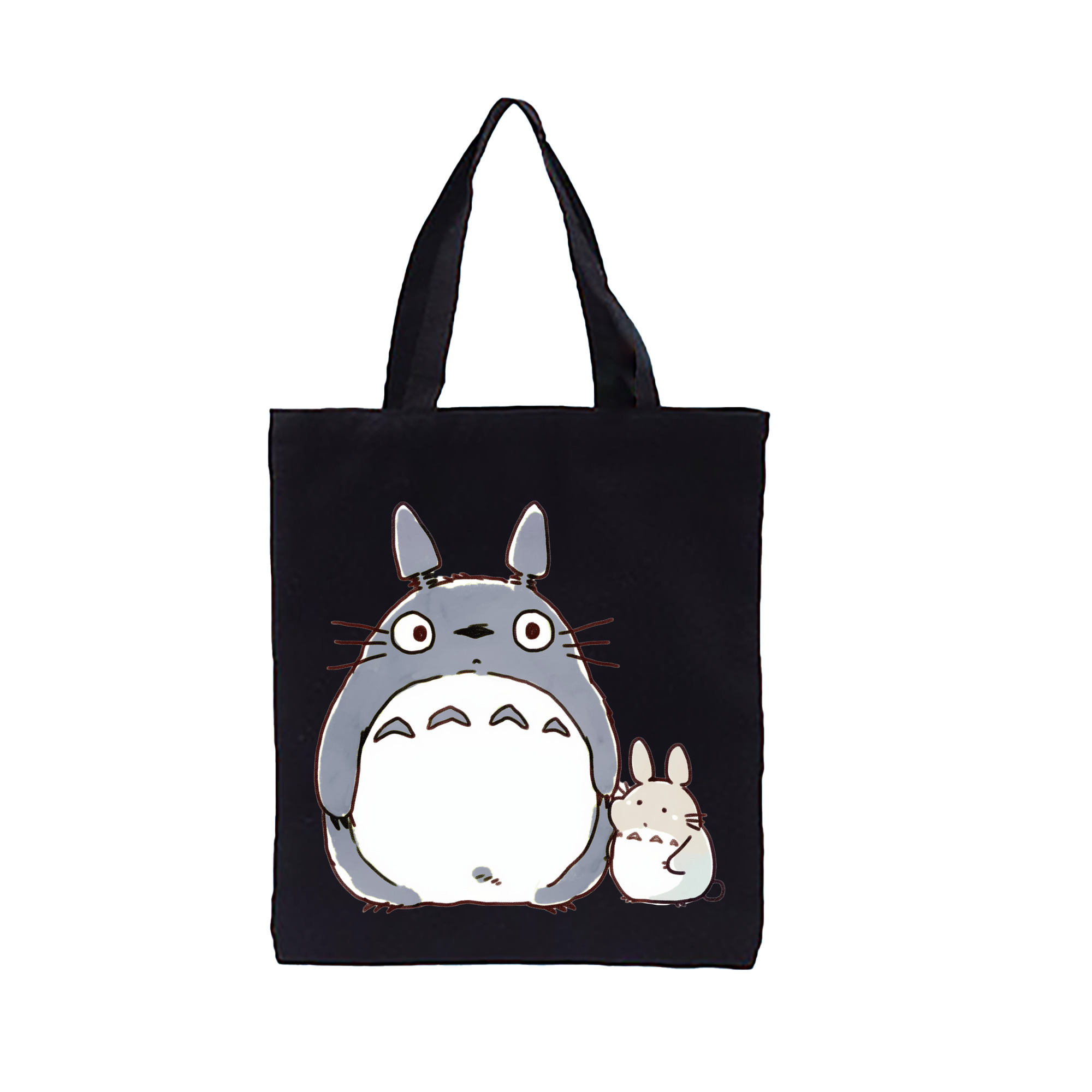 （画像用） となりのトトロ 草壁メイ 草壁サツキ My Neighbor Totoro Satsuki Kusakabe Mei Kusakabe 縦型キャンバス生地手提げバッグ　トートバッグ
