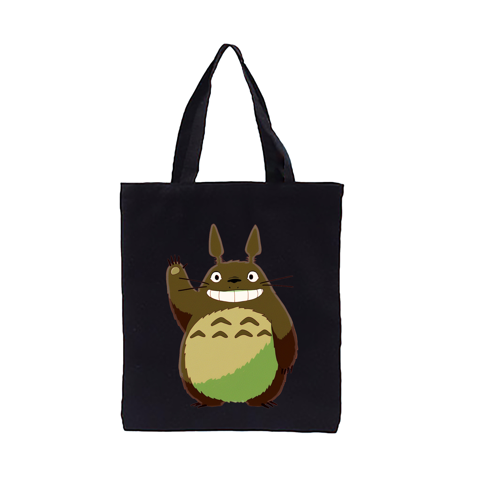 （画像用） となりのトトロ 草壁メイ 草壁サツキ My Neighbor Totoro Satsuki Kusakabe Mei Kusakabe 縦型キャンバス生地手提げバッグ　トートバッグ