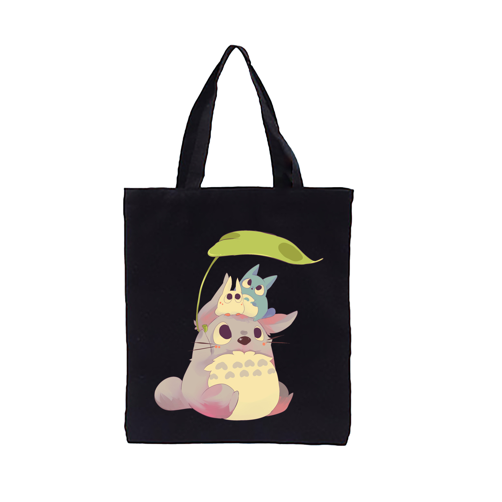 （画像用） となりのトトロ 草壁メイ 草壁サツキ My Neighbor Totoro Satsuki Kusakabe Mei Kusakabe 縦型キャンバス生地手提げバッグ　トートバッグ