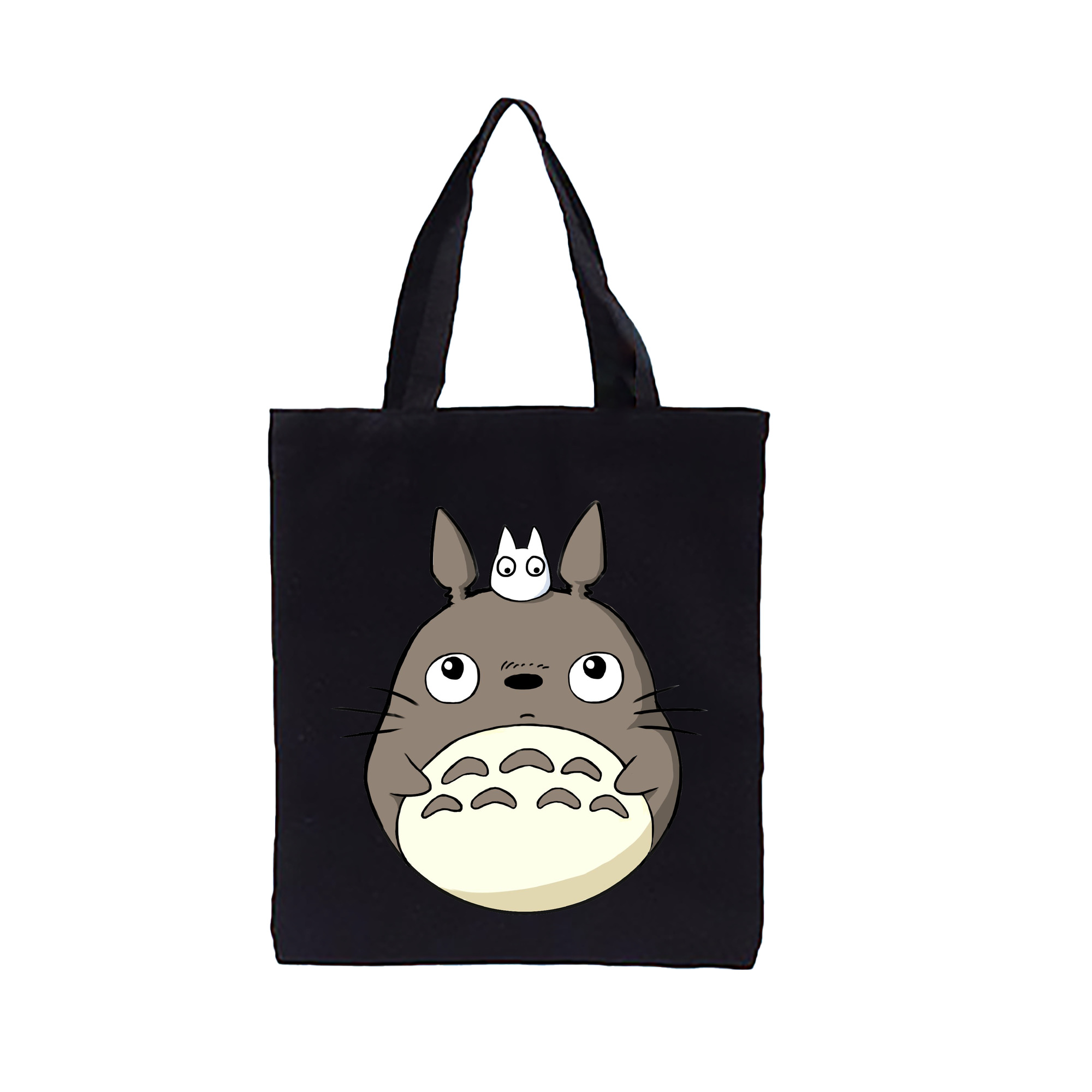 （画像用） となりのトトロ 草壁メイ 草壁サツキ My Neighbor Totoro Satsuki Kusakabe Mei Kusakabe 縦型キャンバス生地手提げバッグ　トートバッグ
