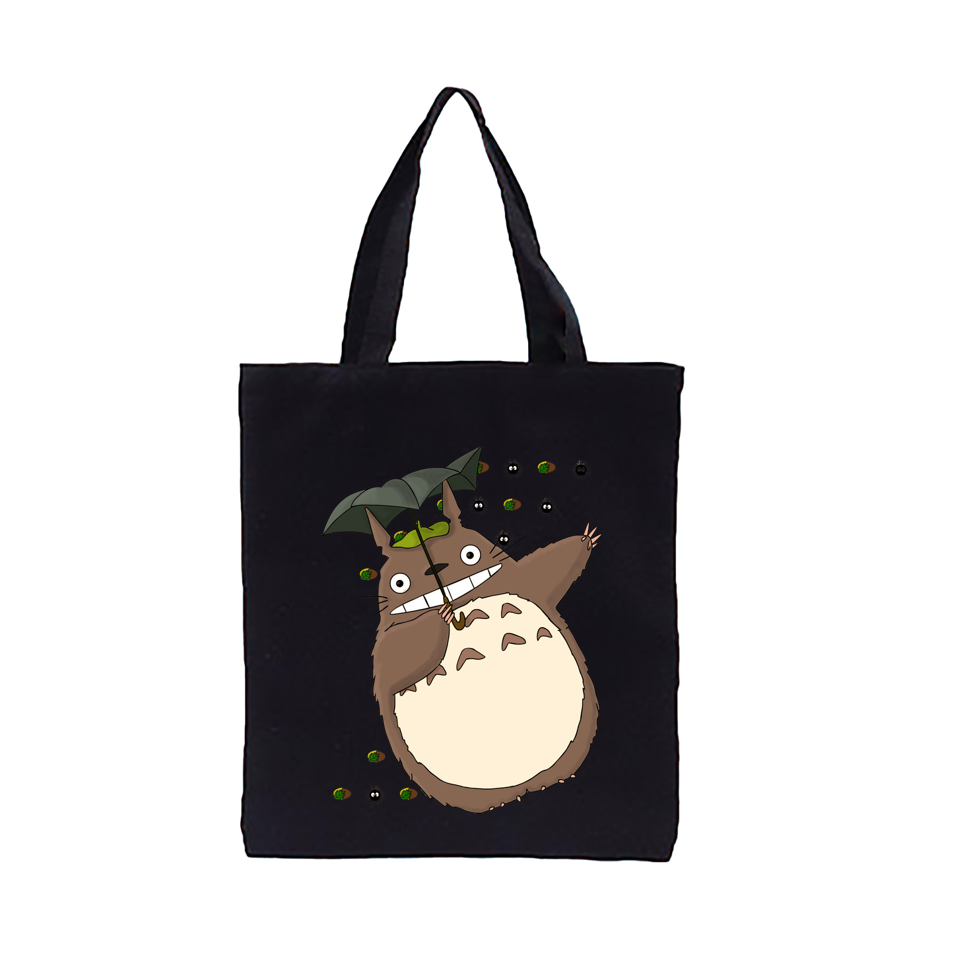 （画像用） となりのトトロ 草壁メイ 草壁サツキ My Neighbor Totoro Satsuki Kusakabe Mei Kusakabe 縦型キャンバス生地手提げバッグ　トートバッグ
