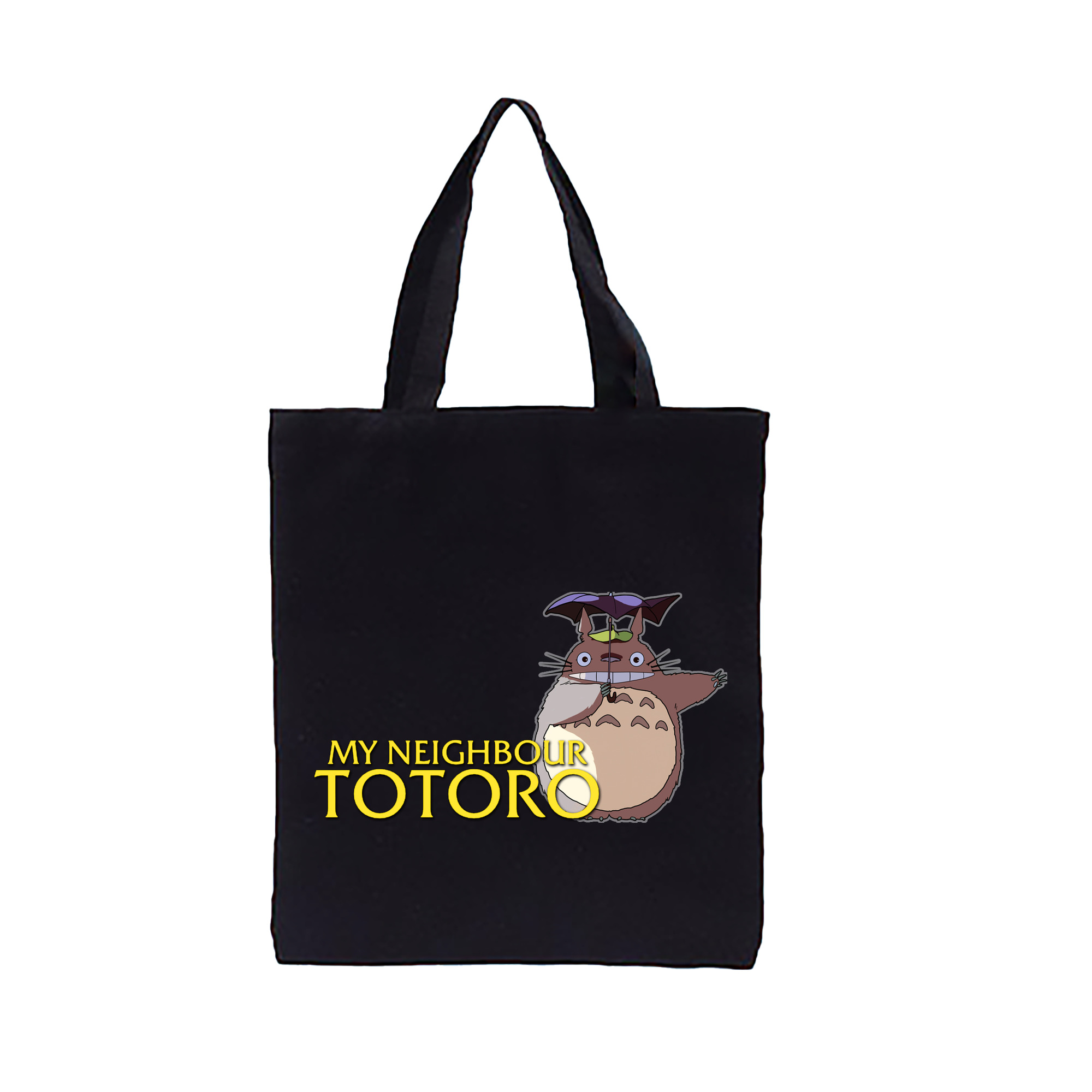 （画像用） となりのトトロ 草壁メイ 草壁サツキ My Neighbor Totoro Satsuki Kusakabe Mei Kusakabe 縦型キャンバス生地手提げバッグ　トートバッグ