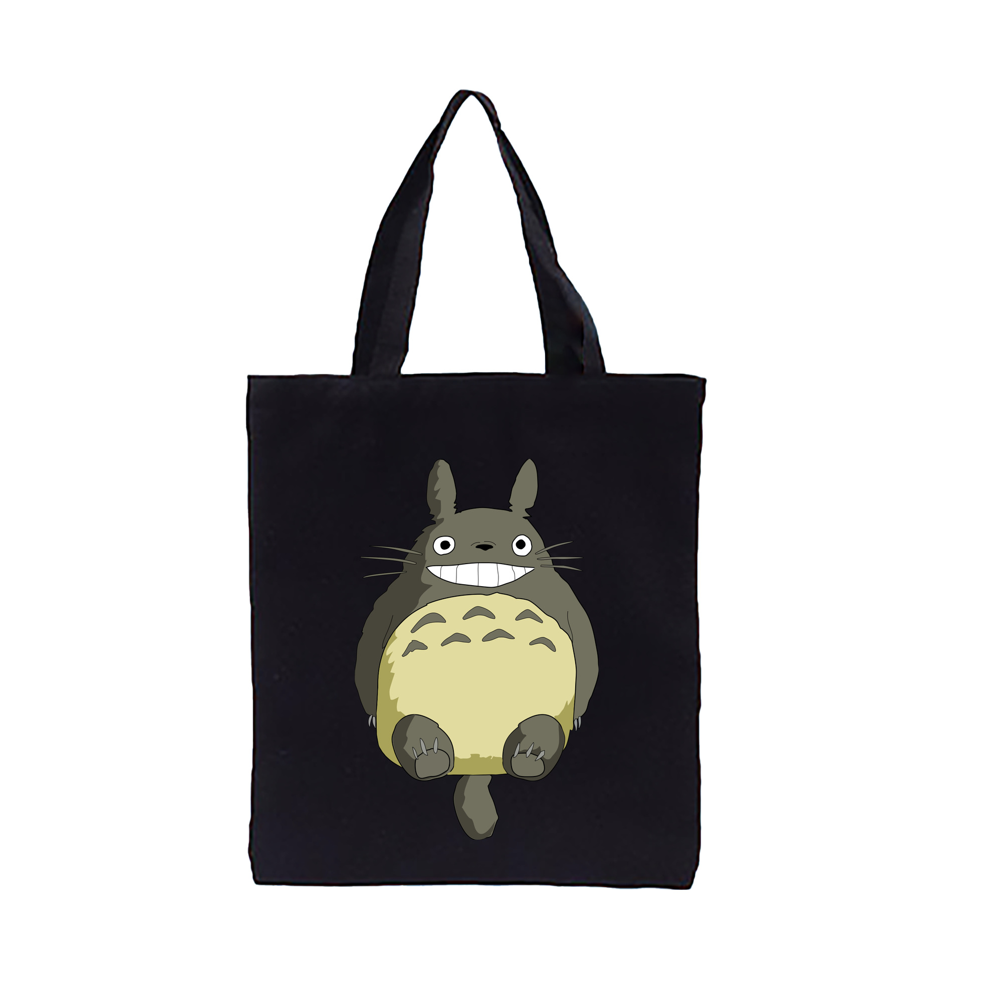 （画像用） となりのトトロ 草壁メイ 草壁サツキ My Neighbor Totoro Satsuki Kusakabe Mei Kusakabe 縦型キャンバス生地手提げバッグ　トートバッグ