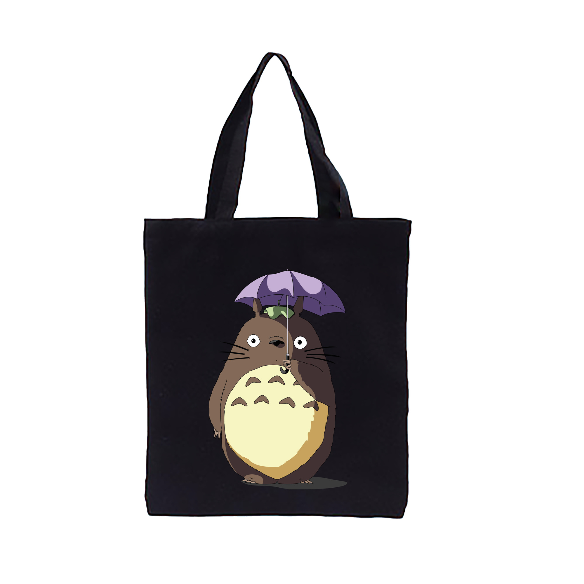 （画像用） となりのトトロ 草壁メイ 草壁サツキ My Neighbor Totoro Satsuki Kusakabe Mei Kusakabe 縦型キャンバス生地手提げバッグ　トートバッグ