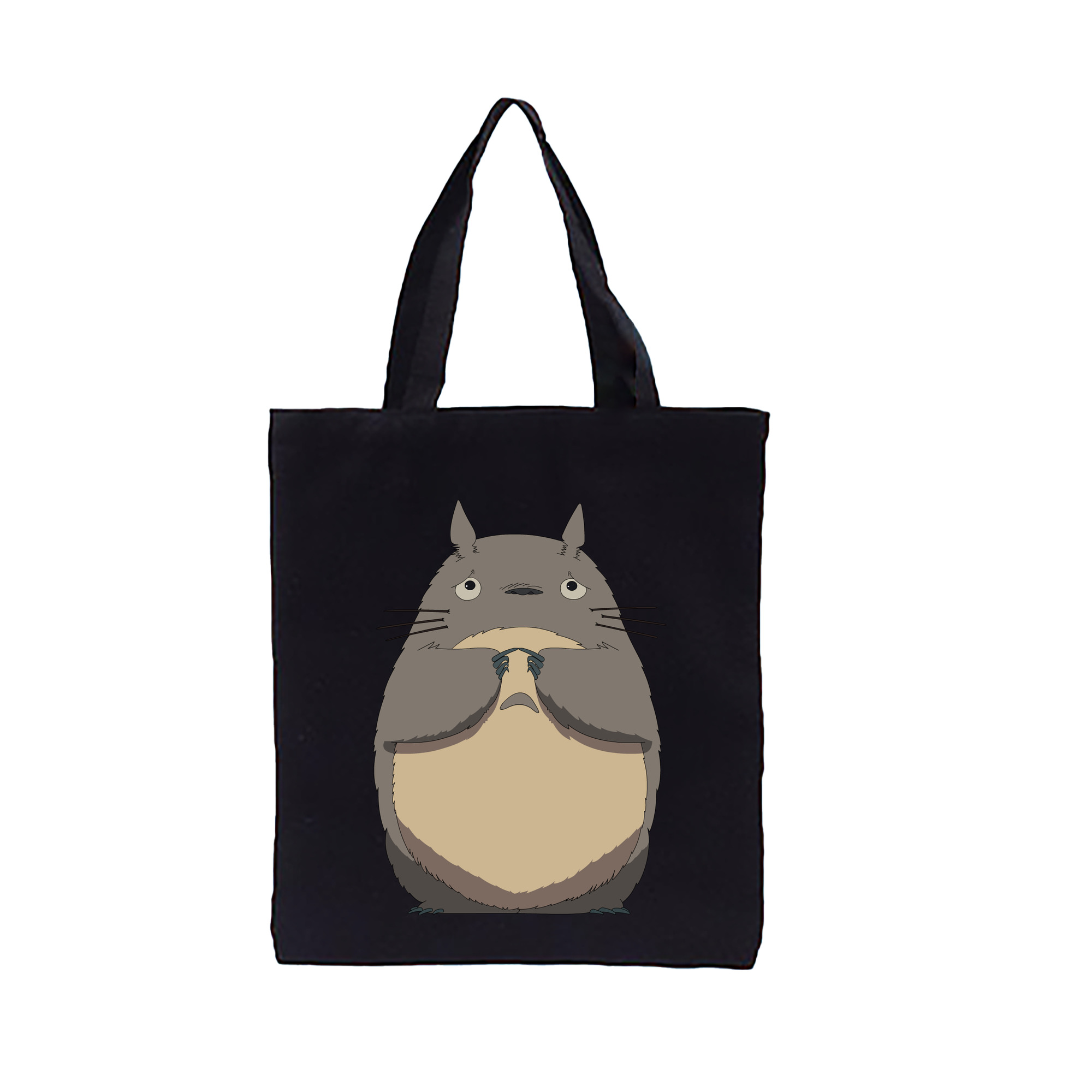 （画像用） となりのトトロ 草壁メイ 草壁サツキ My Neighbor Totoro Satsuki Kusakabe Mei Kusakabe 縦型キャンバス生地手提げバッグ　トートバッグ