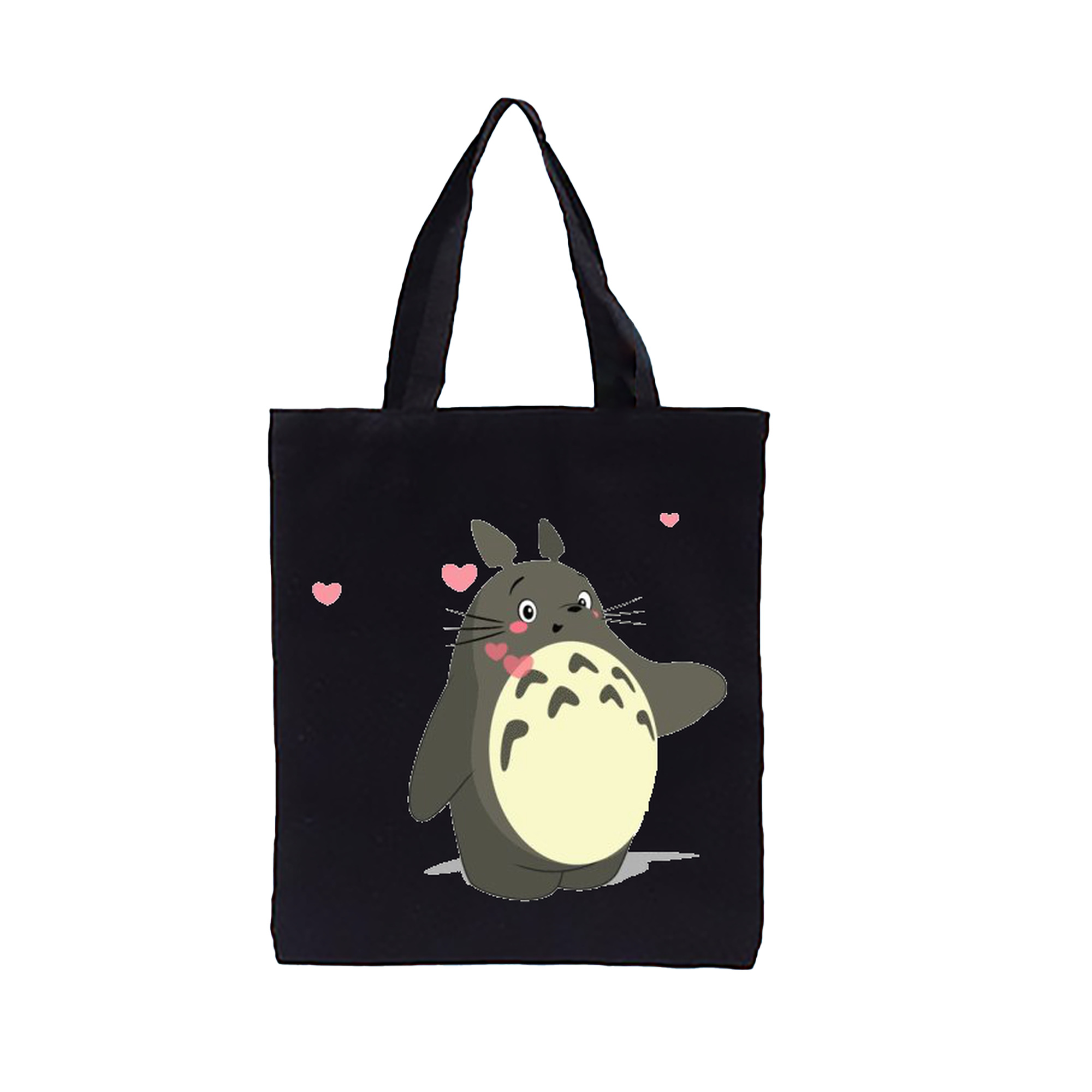 （画像用） となりのトトロ 草壁メイ 草壁サツキ My Neighbor Totoro Satsuki Kusakabe Mei Kusakabe 縦型キャンバス生地手提げバッグ　トートバッグ