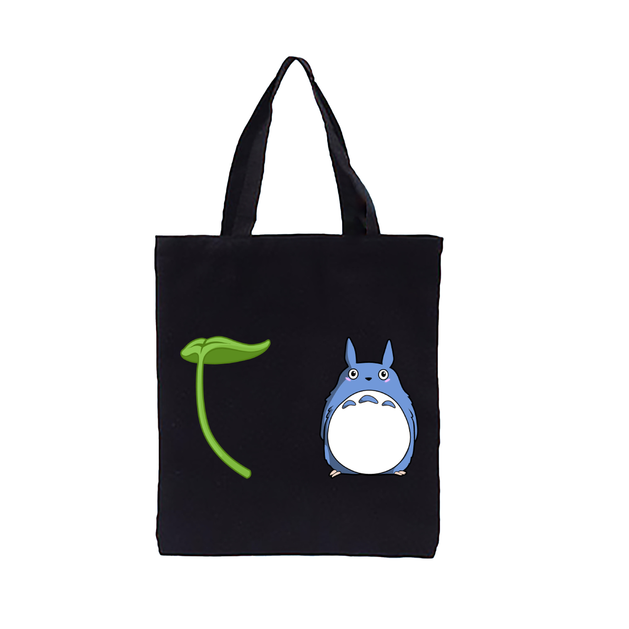 （画像用） となりのトトロ 草壁メイ 草壁サツキ My Neighbor Totoro Satsuki Kusakabe Mei Kusakabe 縦型キャンバス生地手提げバッグ　トートバッグ