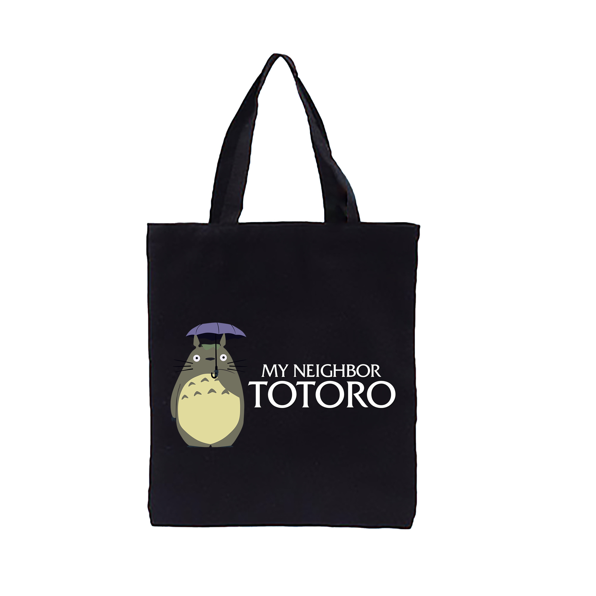 （画像用） となりのトトロ 草壁メイ 草壁サツキ My Neighbor Totoro Satsuki Kusakabe Mei Kusakabe 縦型キャンバス生地手提げバッグ　トートバッグ