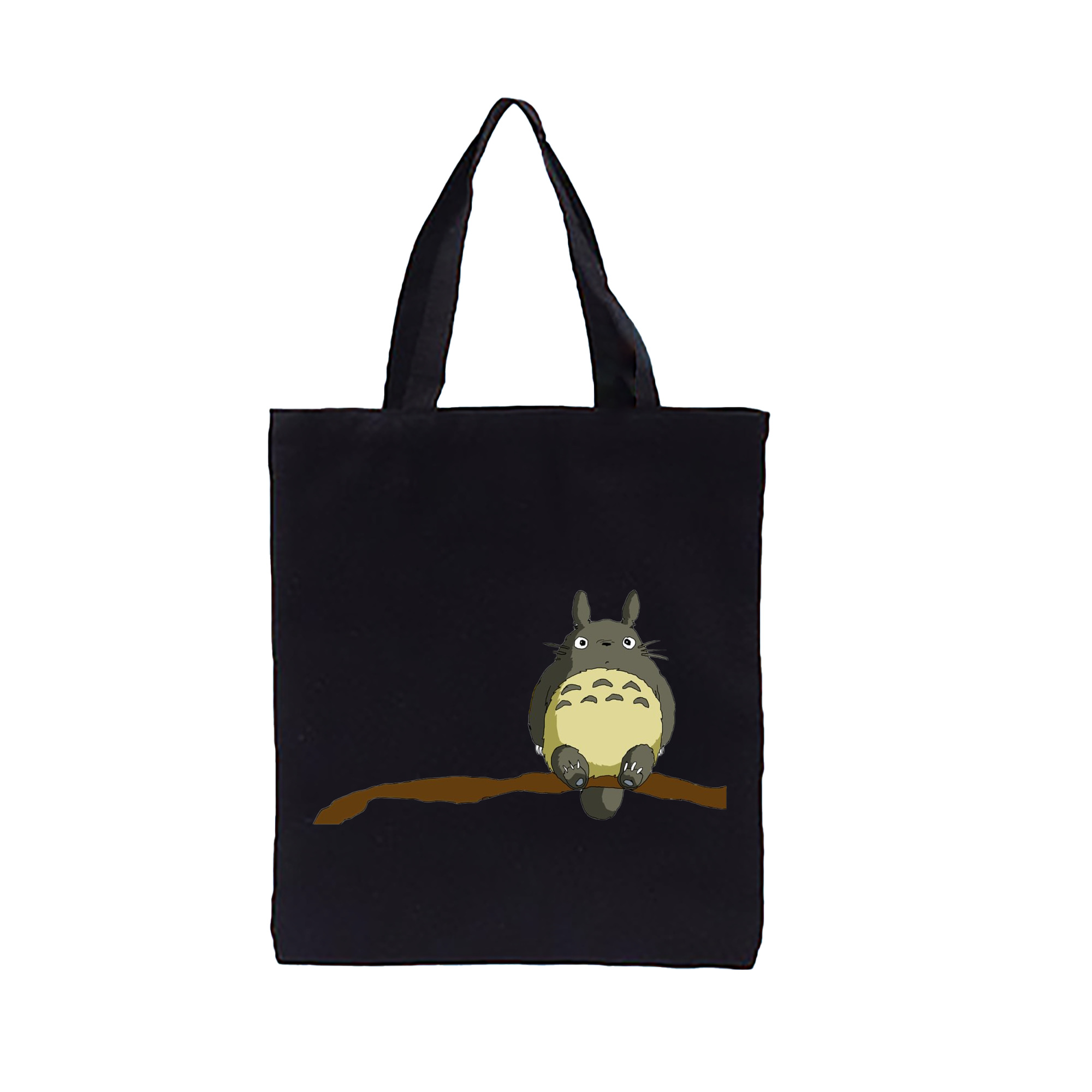 （画像用） となりのトトロ 草壁メイ 草壁サツキ My Neighbor Totoro Satsuki Kusakabe Mei Kusakabe 縦型キャンバス生地手提げバッグ　トートバッグ