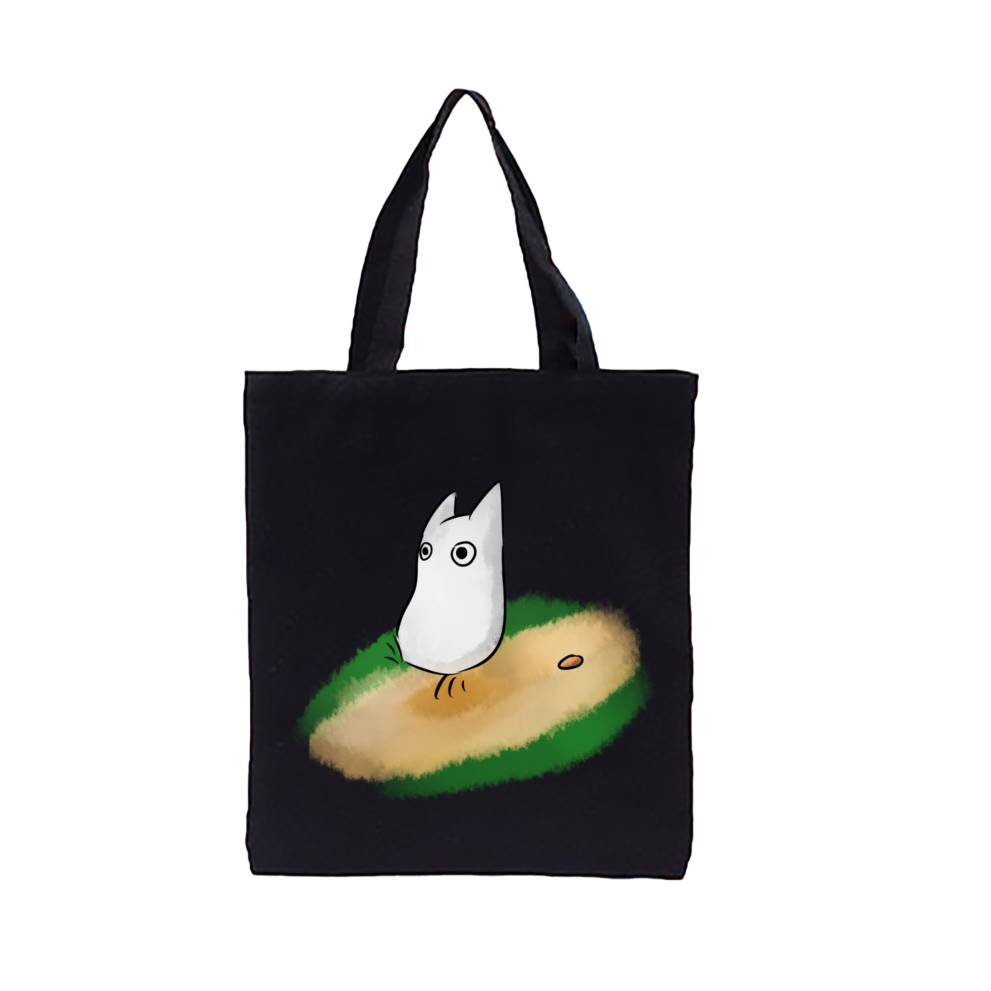 （画像用） となりのトトロ 草壁メイ 草壁サツキ My Neighbor Totoro Satsuki Kusakabe Mei Kusakabe 縦型キャンバス生地手提げバッグ　トートバッグ