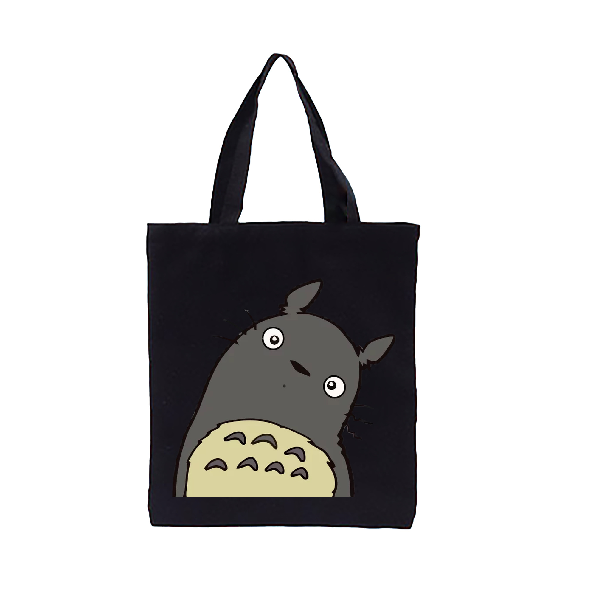（画像用） となりのトトロ 草壁メイ 草壁サツキ My Neighbor Totoro Satsuki Kusakabe Mei Kusakabe 縦型キャンバス生地手提げバッグ　トートバッグ