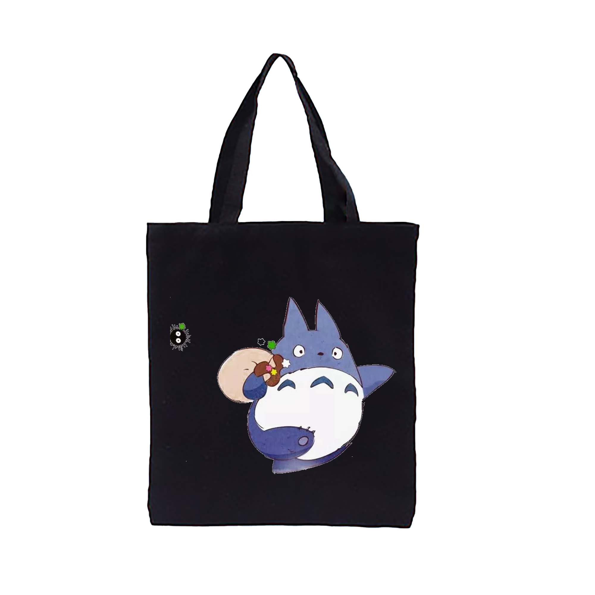（画像用） となりのトトロ 草壁メイ 草壁サツキ My Neighbor Totoro Satsuki Kusakabe Mei Kusakabe 縦型キャンバス生地手提げバッグ　トートバッグ