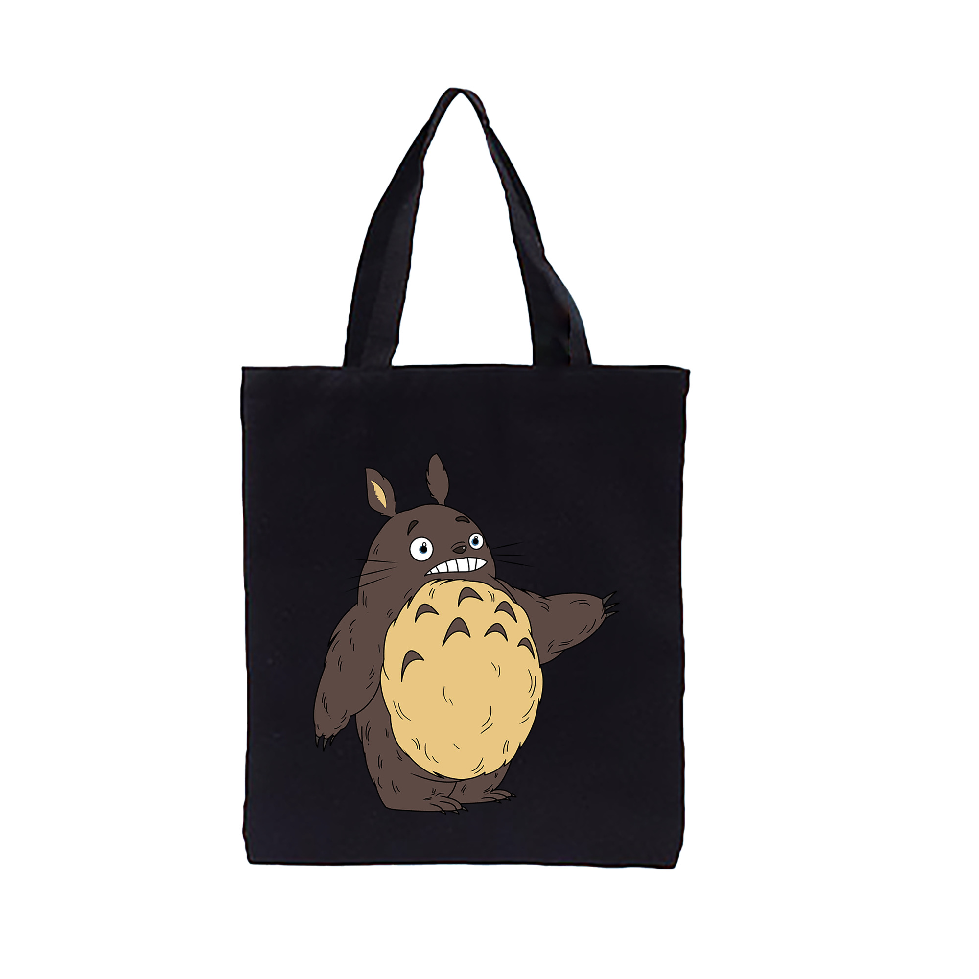 （画像用） となりのトトロ 草壁メイ 草壁サツキ My Neighbor Totoro Satsuki Kusakabe Mei Kusakabe 縦型キャンバス生地手提げバッグ　トートバッグ