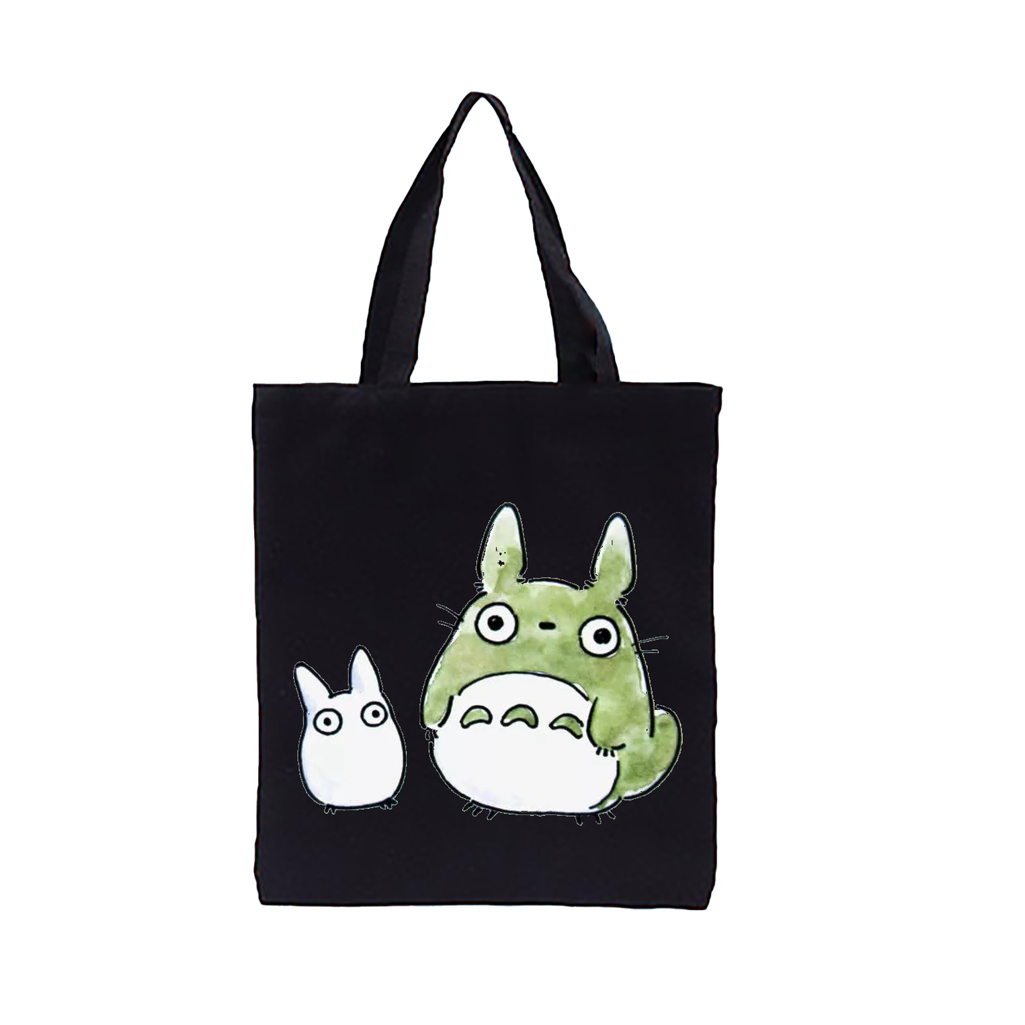 （画像用） となりのトトロ 草壁メイ 草壁サツキ My Neighbor Totoro Satsuki Kusakabe Mei Kusakabe 縦型キャンバス生地手提げバッグ　トートバッグ
