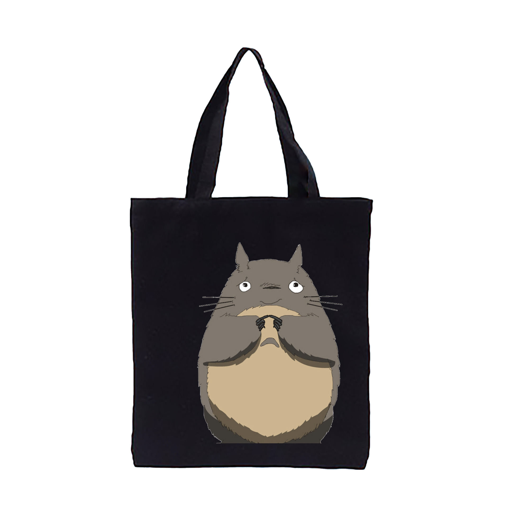 （画像用） となりのトトロ 草壁メイ 草壁サツキ My Neighbor Totoro Satsuki Kusakabe Mei Kusakabe 縦型キャンバス生地手提げバッグ　トートバッグ