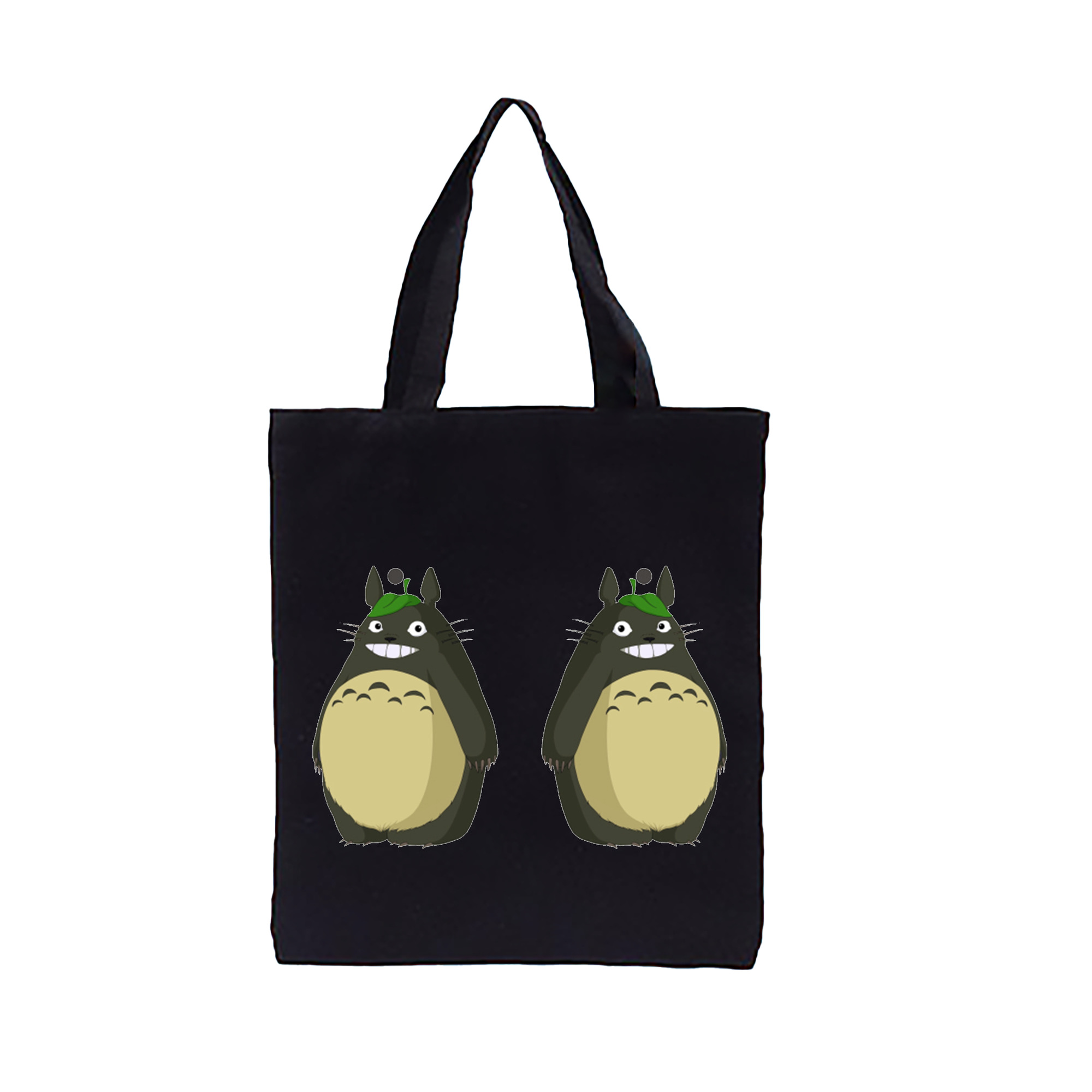 （画像用） となりのトトロ 草壁メイ 草壁サツキ My Neighbor Totoro Satsuki Kusakabe Mei Kusakabe 縦型キャンバス生地手提げバッグ　トートバッグ
