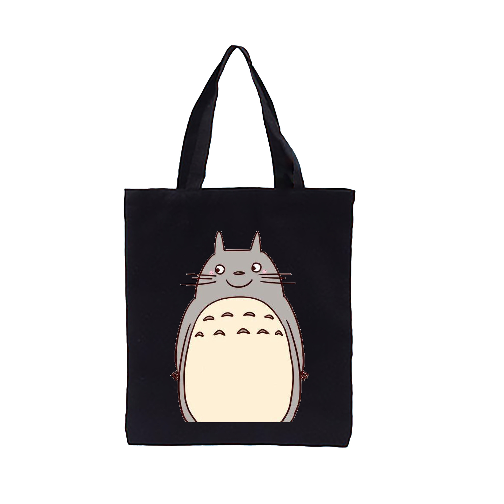 （画像用） となりのトトロ 草壁メイ 草壁サツキ My Neighbor Totoro Satsuki Kusakabe Mei Kusakabe 縦型キャンバス生地手提げバッグ　トートバッグ