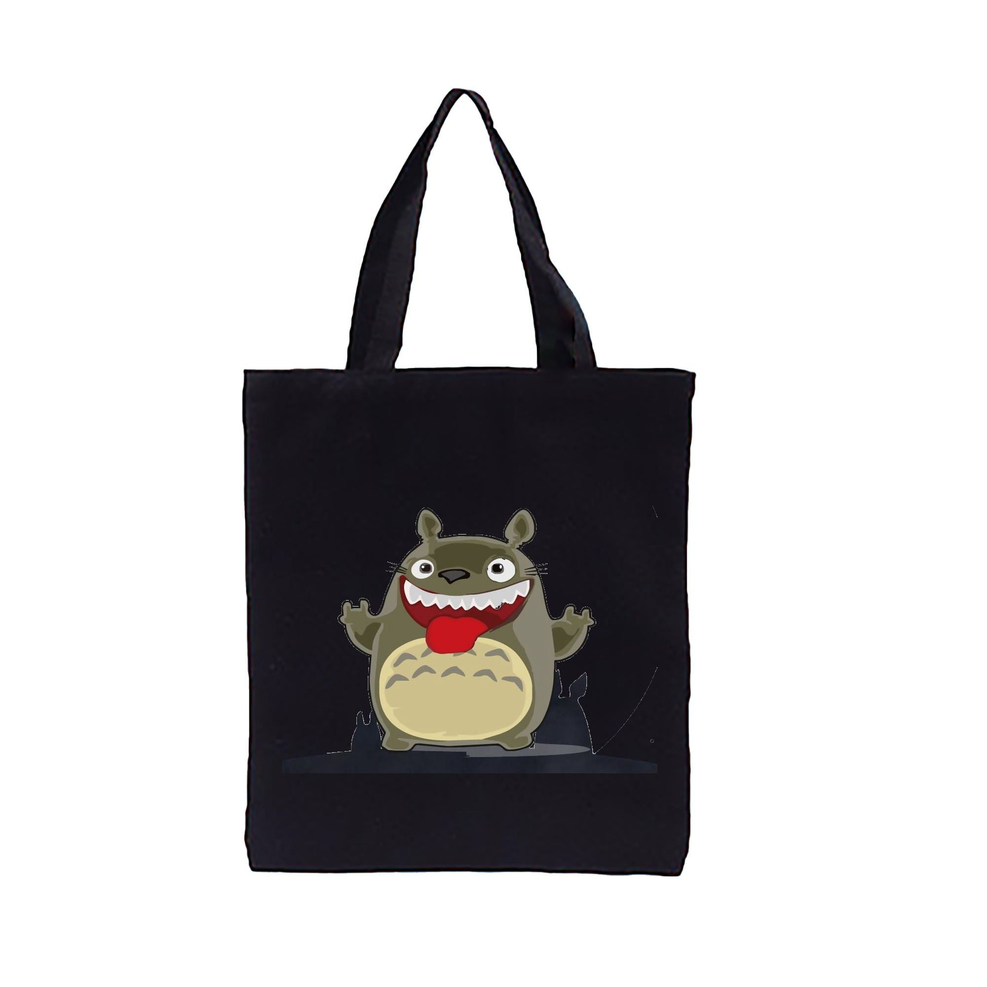 （画像用） となりのトトロ 草壁メイ 草壁サツキ My Neighbor Totoro Satsuki Kusakabe Mei Kusakabe 縦型キャンバス生地手提げバッグ　トートバッグ