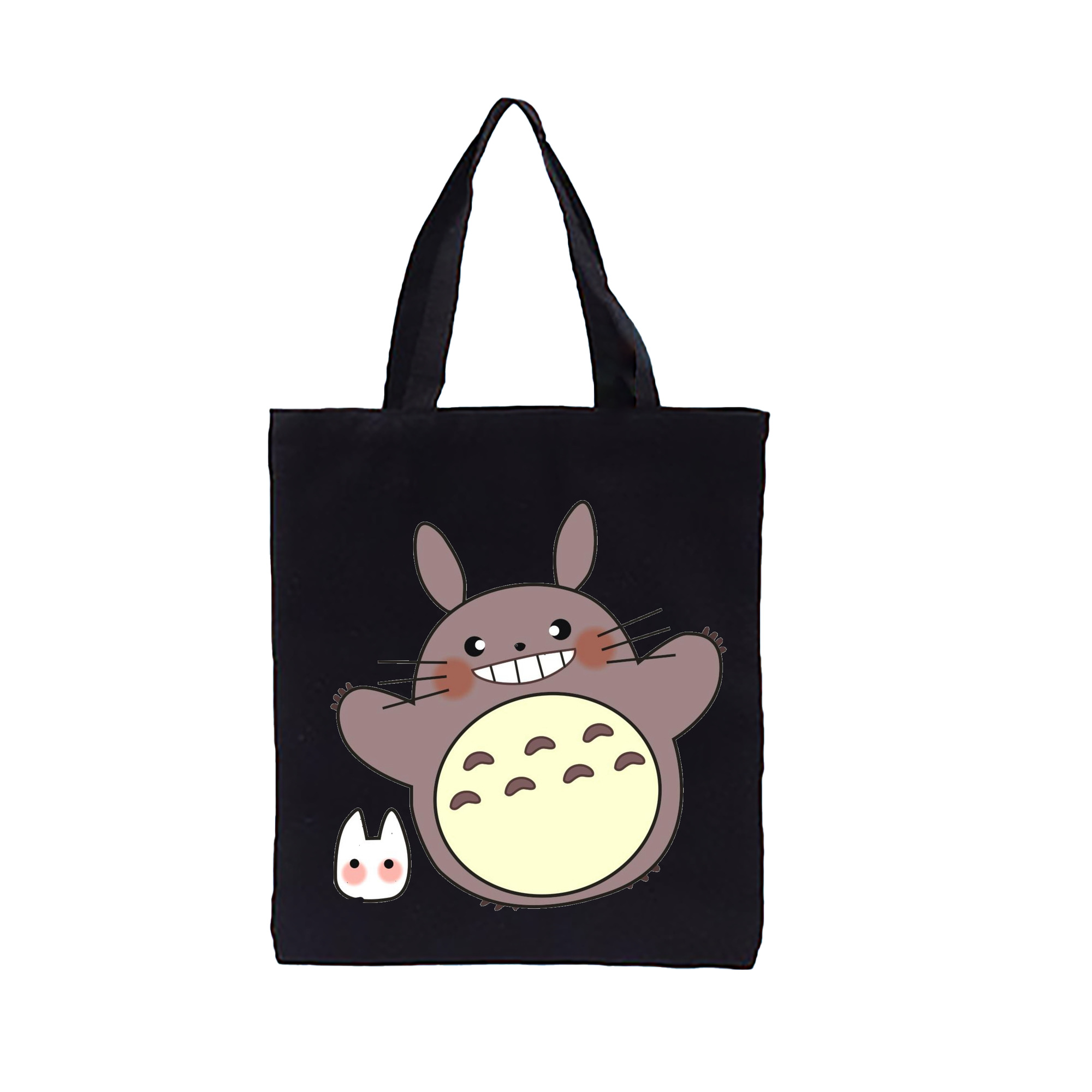 （画像用） となりのトトロ 草壁メイ 草壁サツキ My Neighbor Totoro Satsuki Kusakabe Mei Kusakabe 縦型キャンバス生地手提げバッグ　トートバッグ