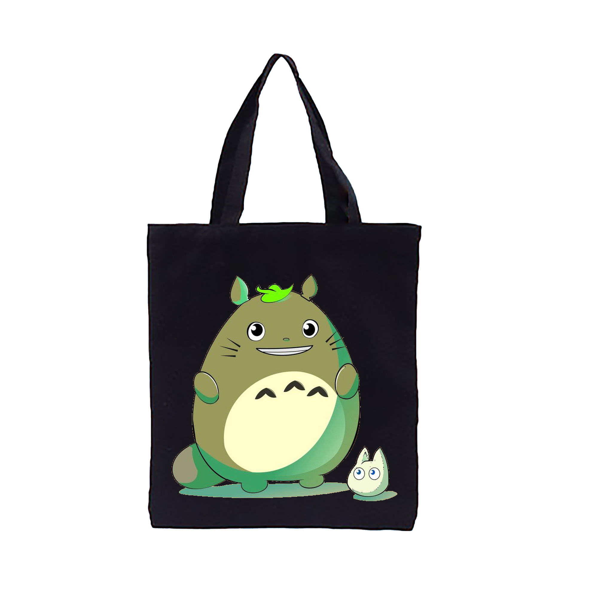 （画像用） となりのトトロ 草壁メイ 草壁サツキ My Neighbor Totoro Satsuki Kusakabe Mei Kusakabe 縦型キャンバス生地手提げバッグ　トートバッグ