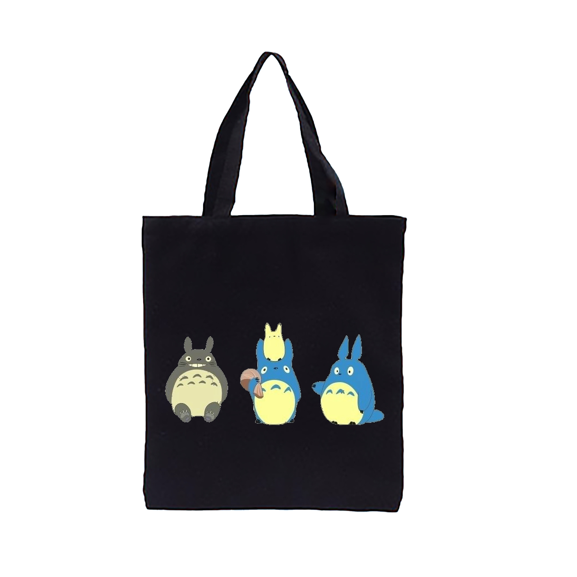 （画像用） となりのトトロ 草壁メイ 草壁サツキ My Neighbor Totoro Satsuki Kusakabe Mei Kusakabe 縦型キャンバス生地手提げバッグ　トートバッグ