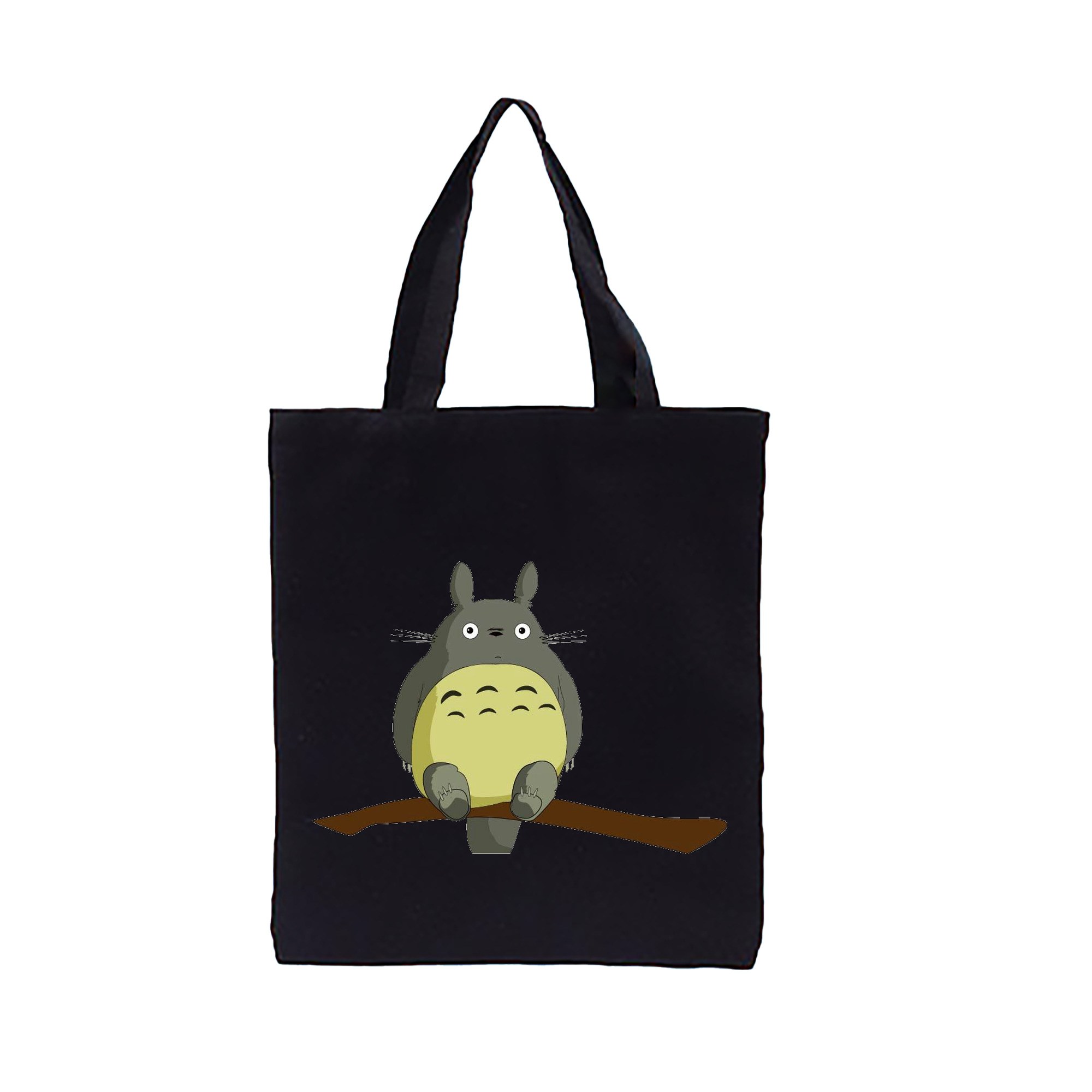 （画像用） となりのトトロ 草壁メイ 草壁サツキ My Neighbor Totoro Satsuki Kusakabe Mei Kusakabe 縦型キャンバス生地手提げバッグ　トートバッグ