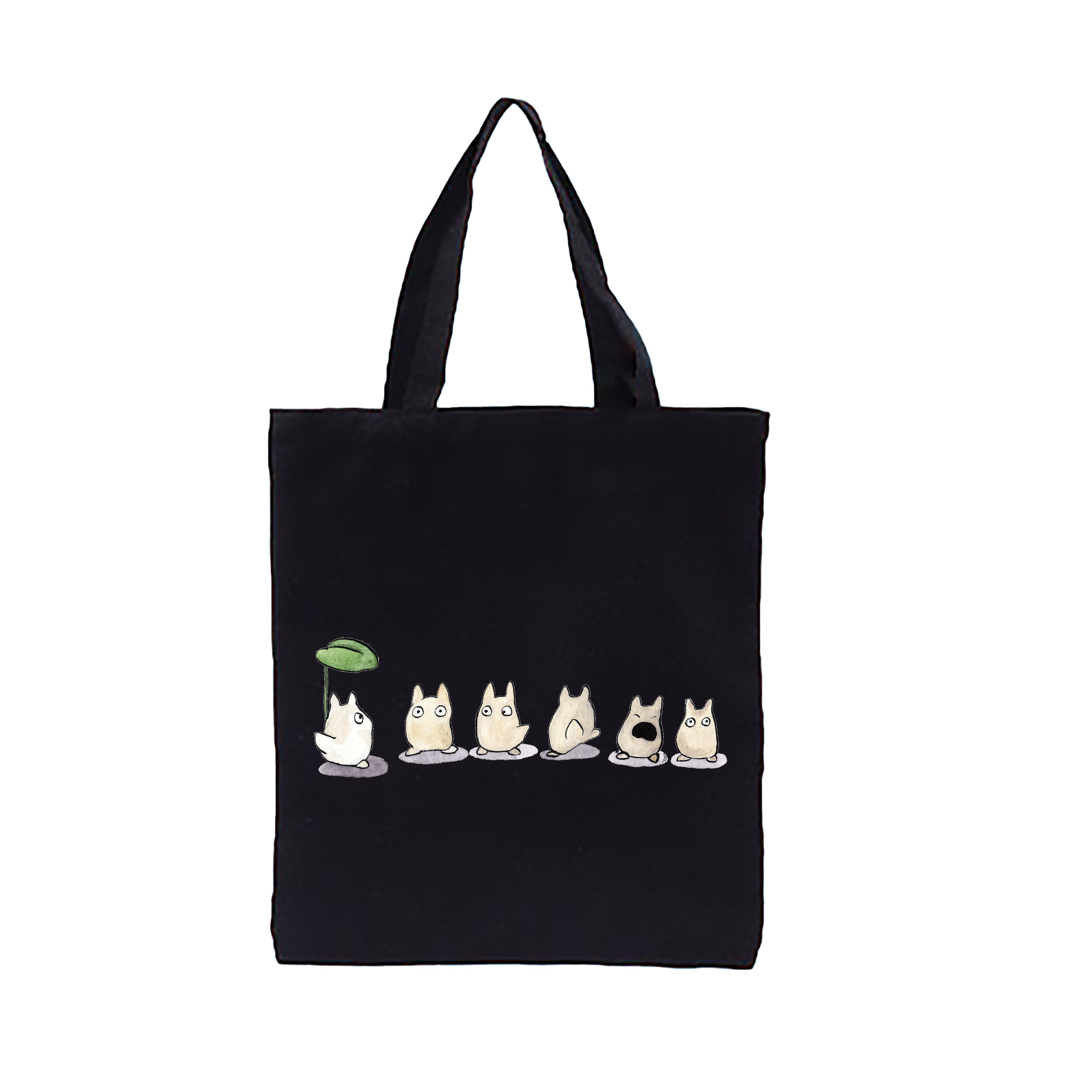 （画像用） となりのトトロ 草壁メイ 草壁サツキ My Neighbor Totoro Satsuki Kusakabe Mei Kusakabe 縦型キャンバス生地手提げバッグ　トートバッグ