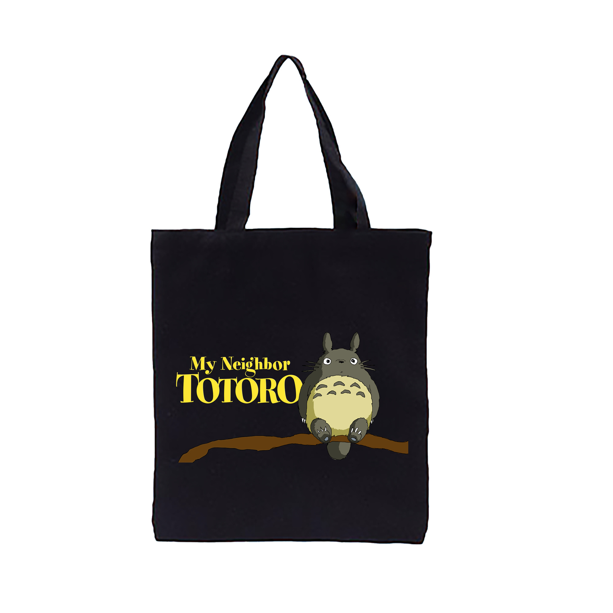 （画像用） となりのトトロ 草壁メイ 草壁サツキ My Neighbor Totoro Satsuki Kusakabe Mei Kusakabe 縦型キャンバス生地手提げバッグ　トートバッグ