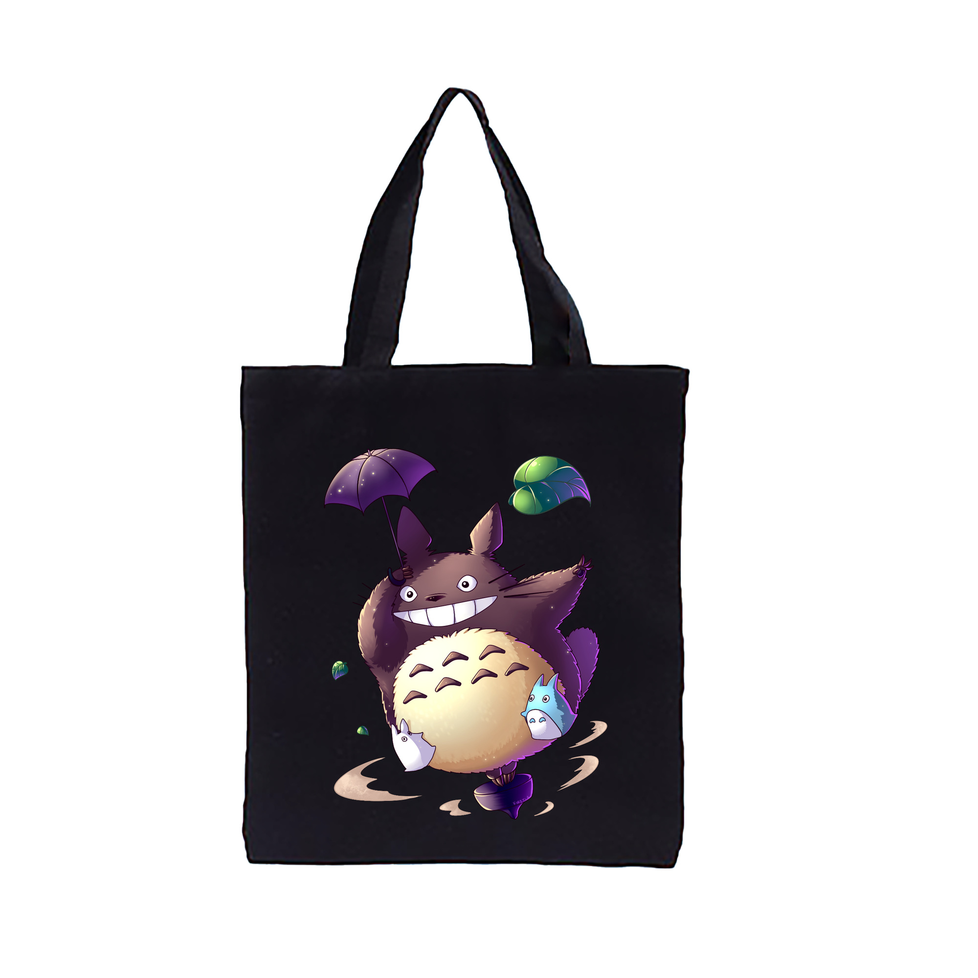 （画像用） となりのトトロ 草壁メイ 草壁サツキ My Neighbor Totoro Satsuki Kusakabe Mei Kusakabe 縦型キャンバス生地手提げバッグ　トートバッグ