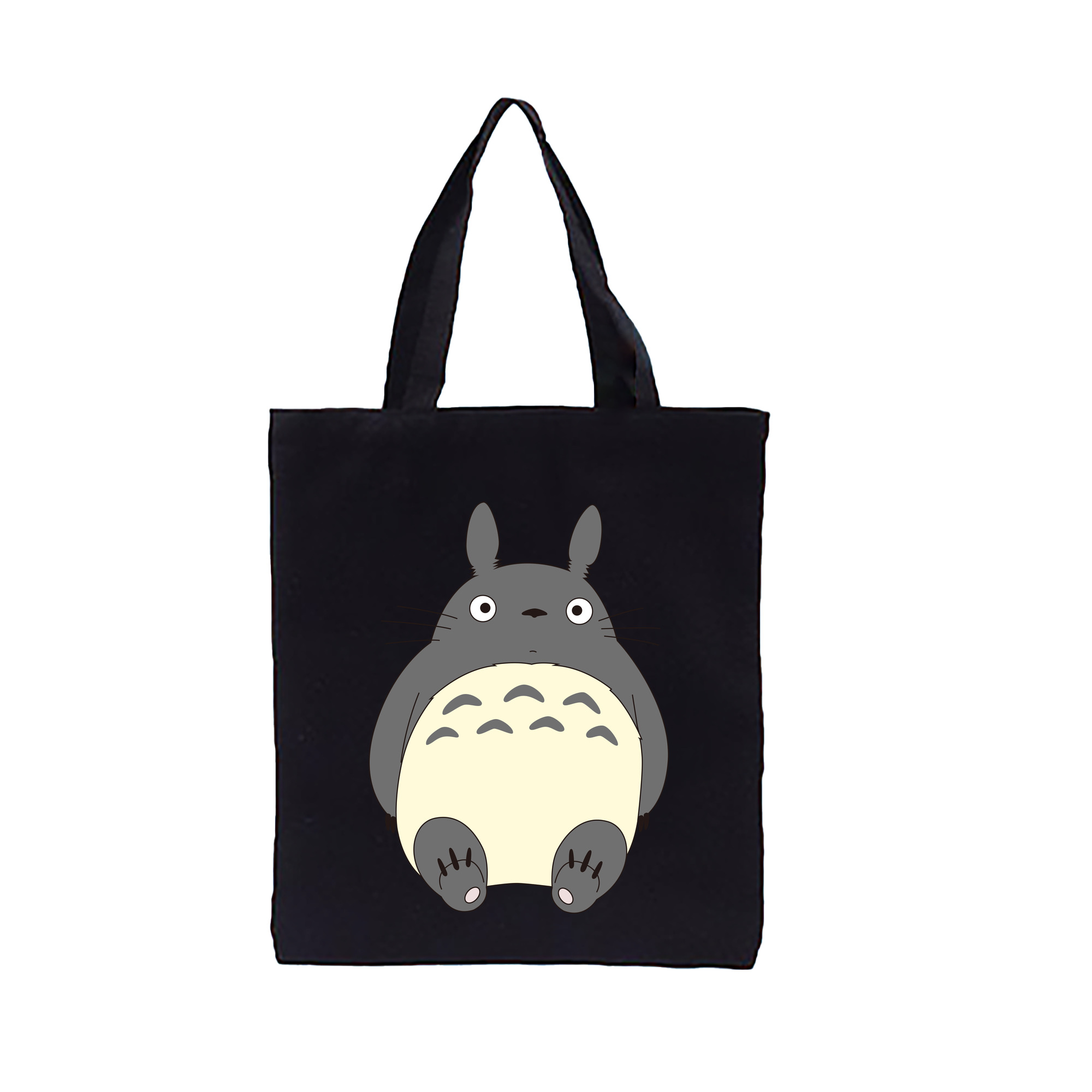 （画像用） となりのトトロ 草壁メイ 草壁サツキ My Neighbor Totoro Satsuki Kusakabe Mei Kusakabe 縦型キャンバス生地手提げバッグ　トートバッグ