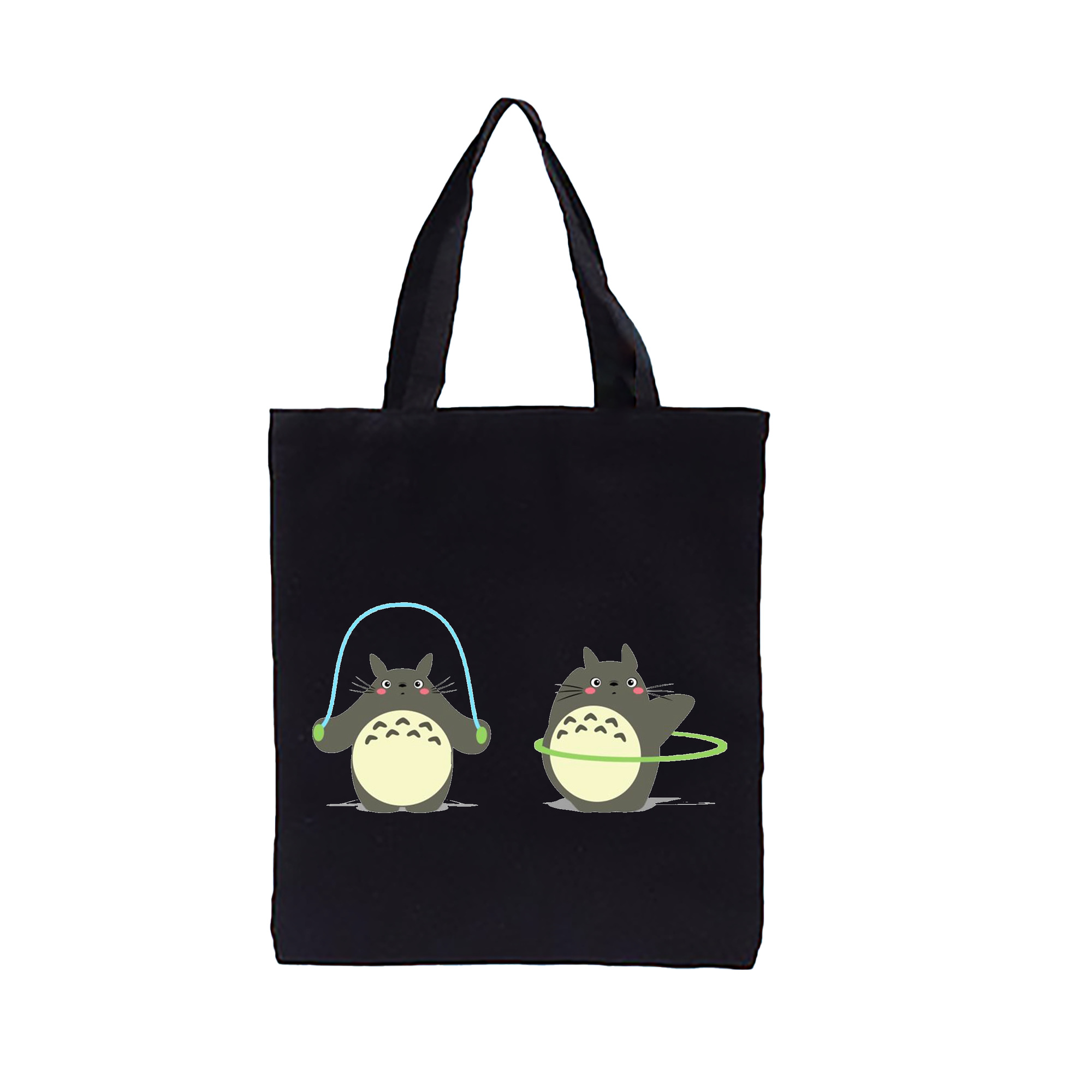 （画像用） となりのトトロ 草壁メイ 草壁サツキ My Neighbor Totoro Satsuki Kusakabe Mei Kusakabe 縦型キャンバス生地手提げバッグ　トートバッグ