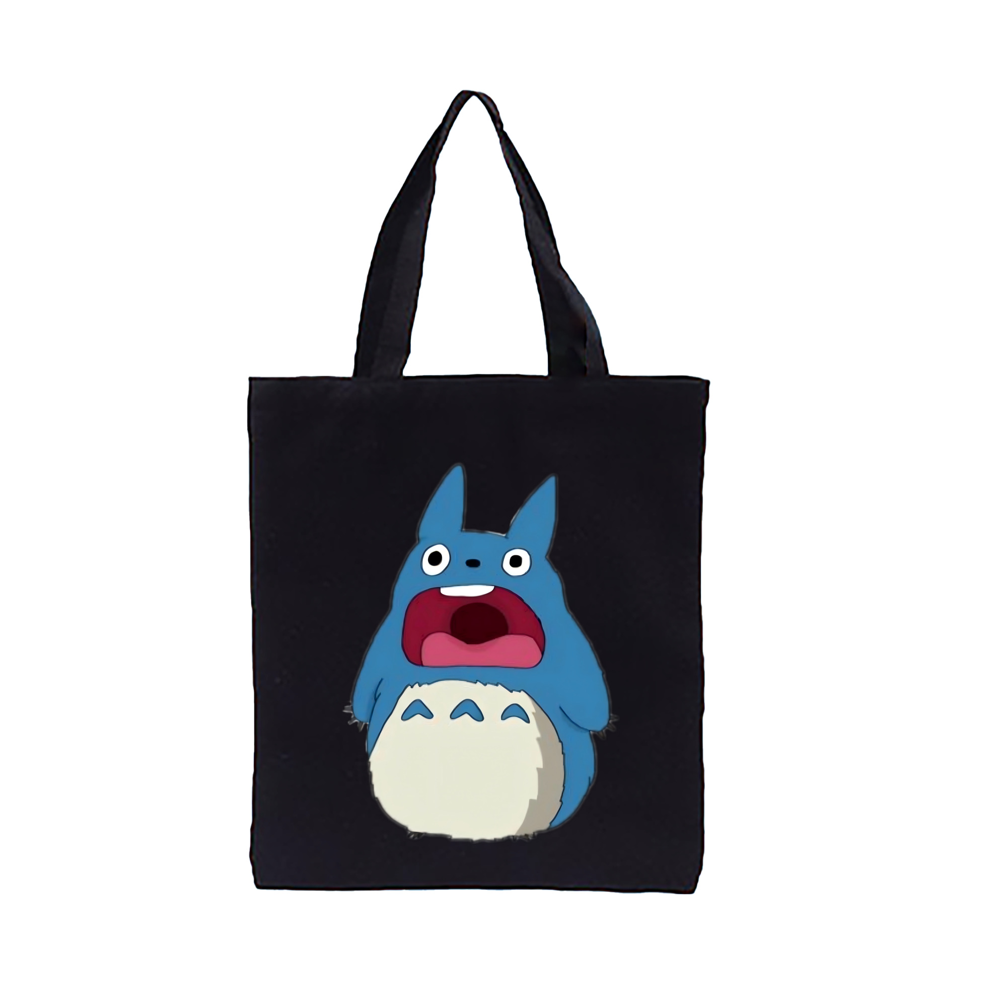 （画像用） となりのトトロ 草壁メイ 草壁サツキ My Neighbor Totoro Satsuki Kusakabe Mei Kusakabe 縦型キャンバス生地手提げバッグ　トートバッグ