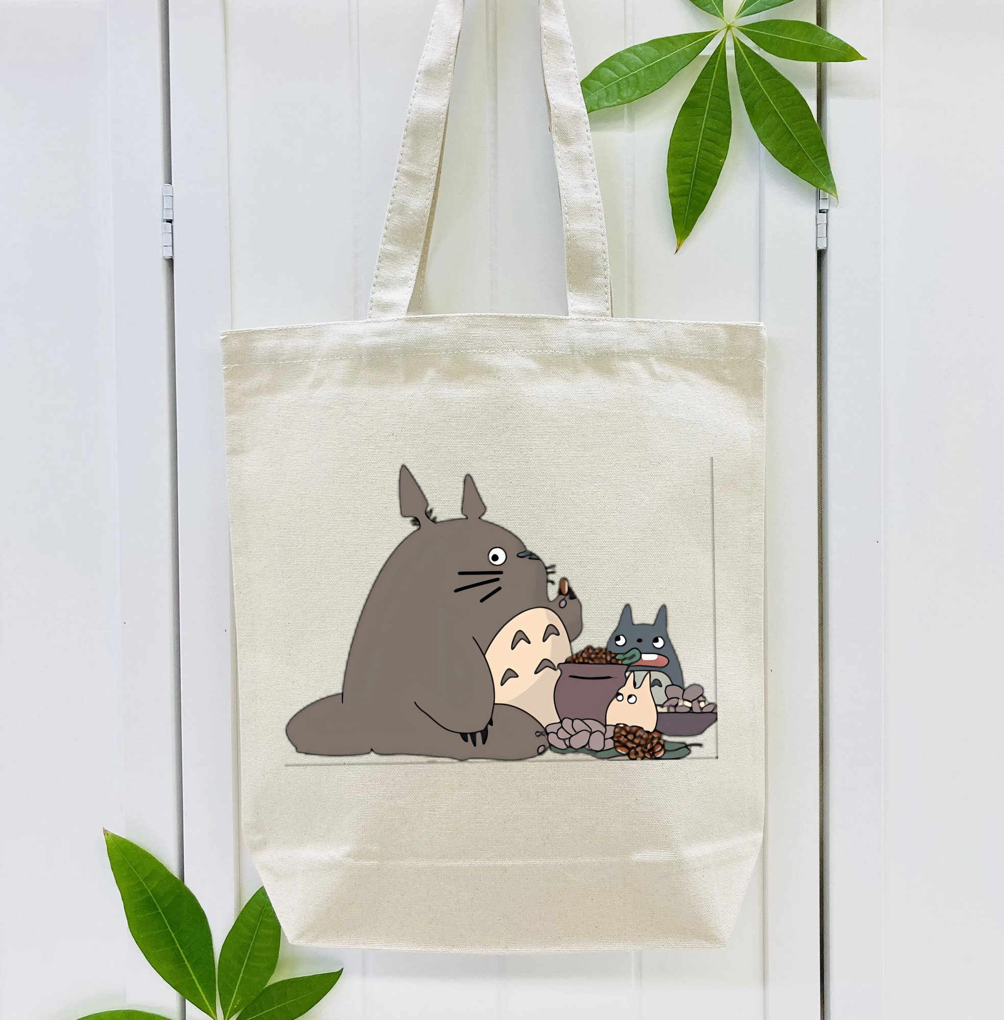 となりのトトロ 草壁メイ 草壁サツキ My Neighbor Totoro Satsuki Kusakabe Mei Kusakabe 縦型キャンバス生地手提げバッグ　トートバッグ
