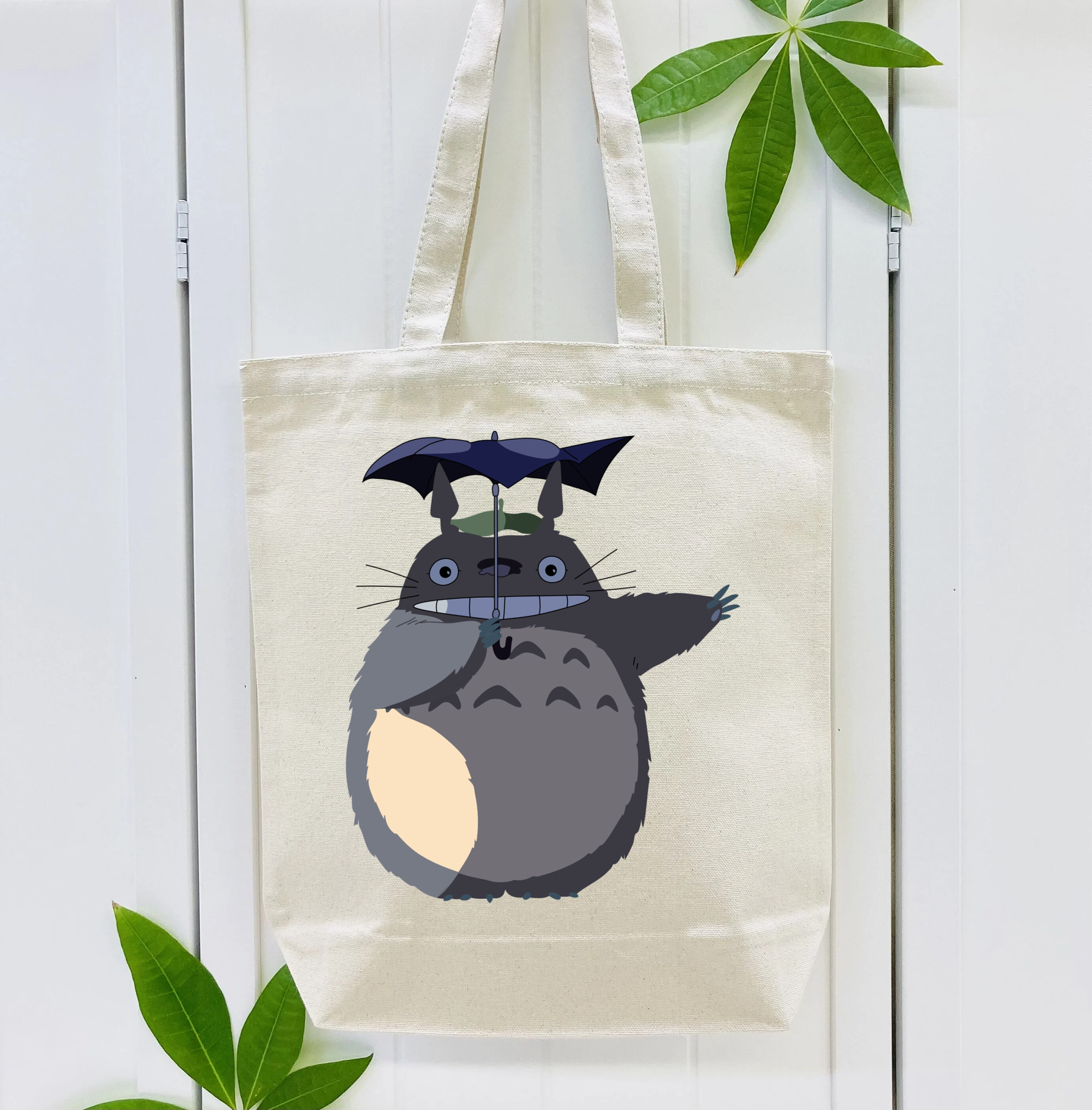 となりのトトロ 草壁メイ 草壁サツキ My Neighbor Totoro Satsuki Kusakabe Mei Kusakabe 縦型キャンバス生地手提げバッグ　トートバッグ