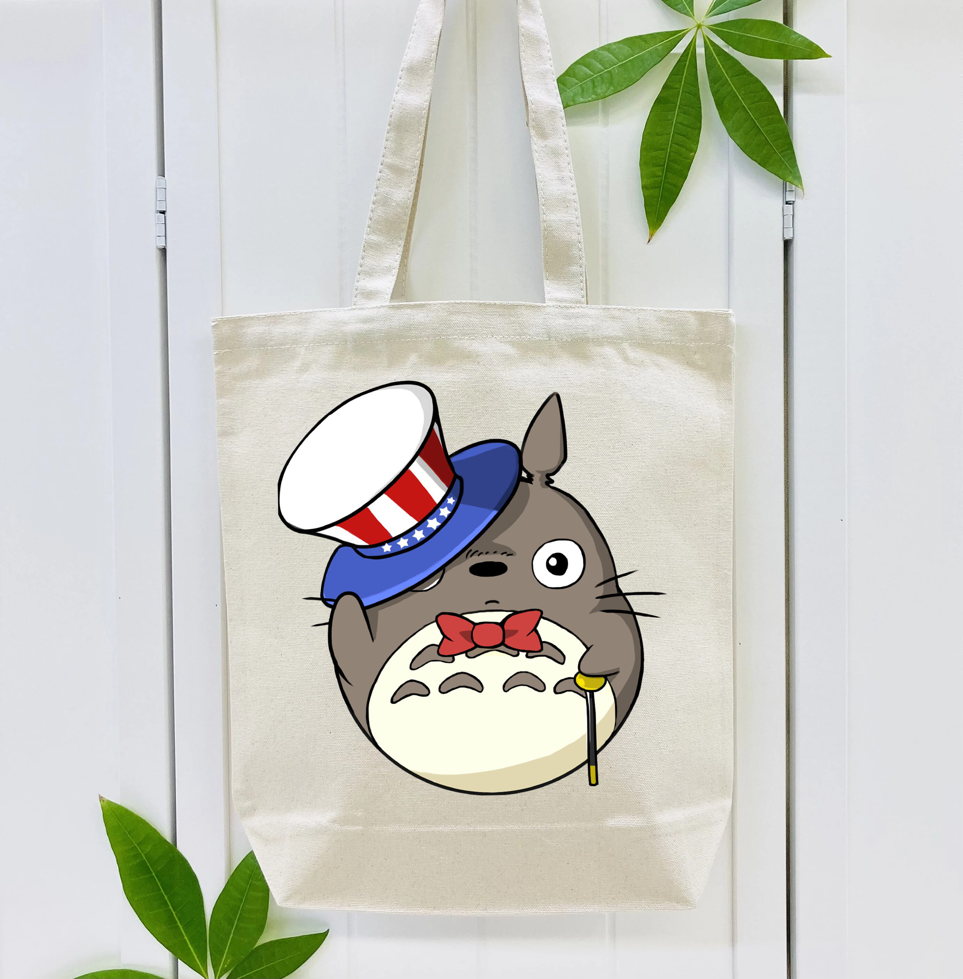 となりのトトロ 草壁メイ 草壁サツキ My Neighbor Totoro Satsuki Kusakabe Mei Kusakabe 縦型キャンバス生地手提げバッグ　トートバッグ