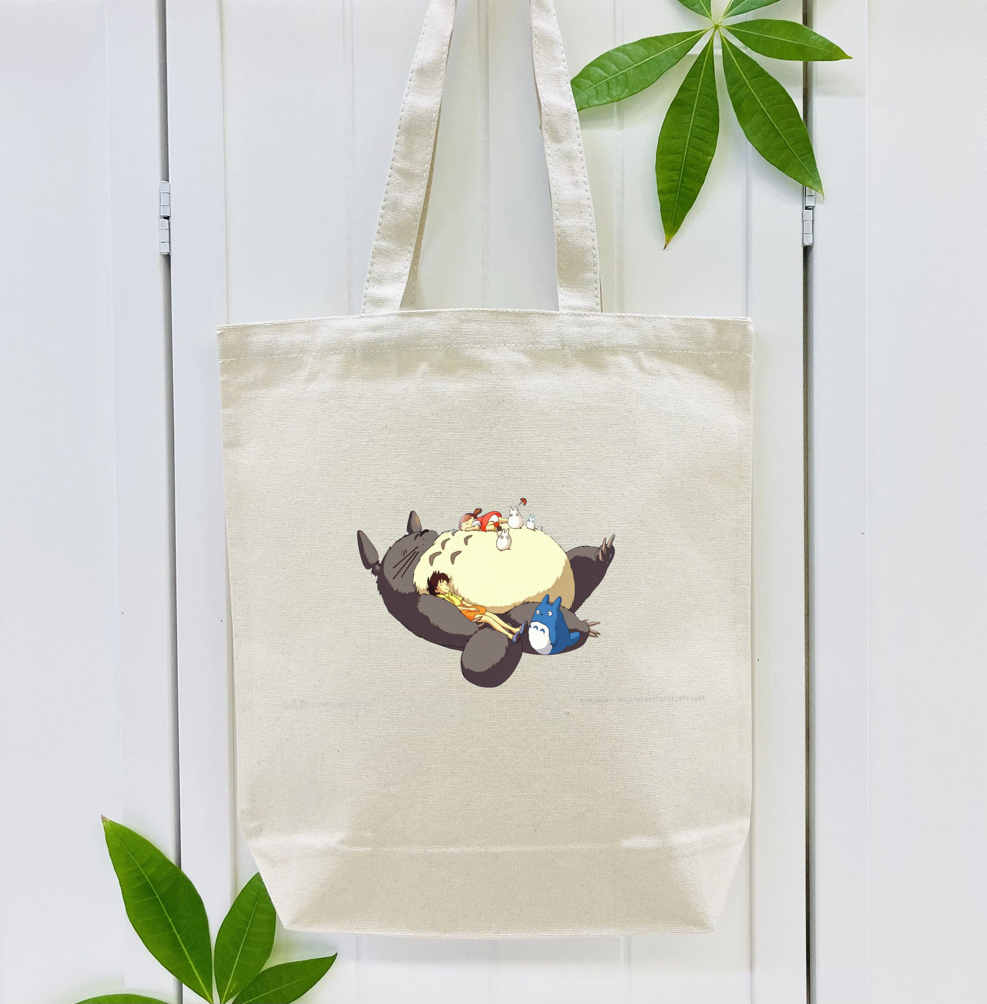 となりのトトロ 草壁メイ 草壁サツキ My Neighbor Totoro Satsuki Kusakabe Mei Kusakabe 縦型キャンバス生地手提げバッグ　トートバッグ