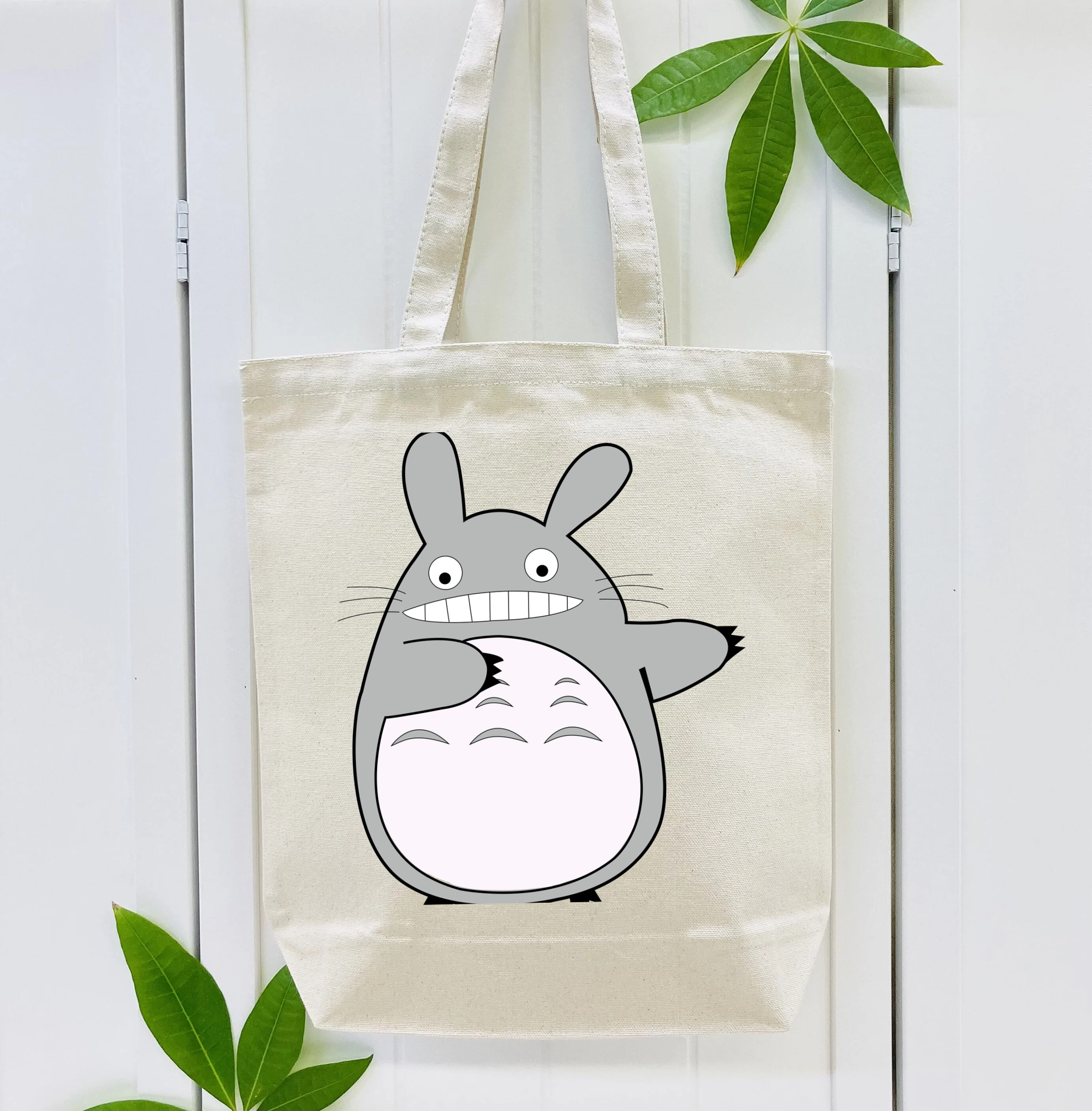 となりのトトロ 草壁メイ 草壁サツキ My Neighbor Totoro Satsuki Kusakabe Mei Kusakabe 縦型キャンバス生地手提げバッグ　トートバッグ
