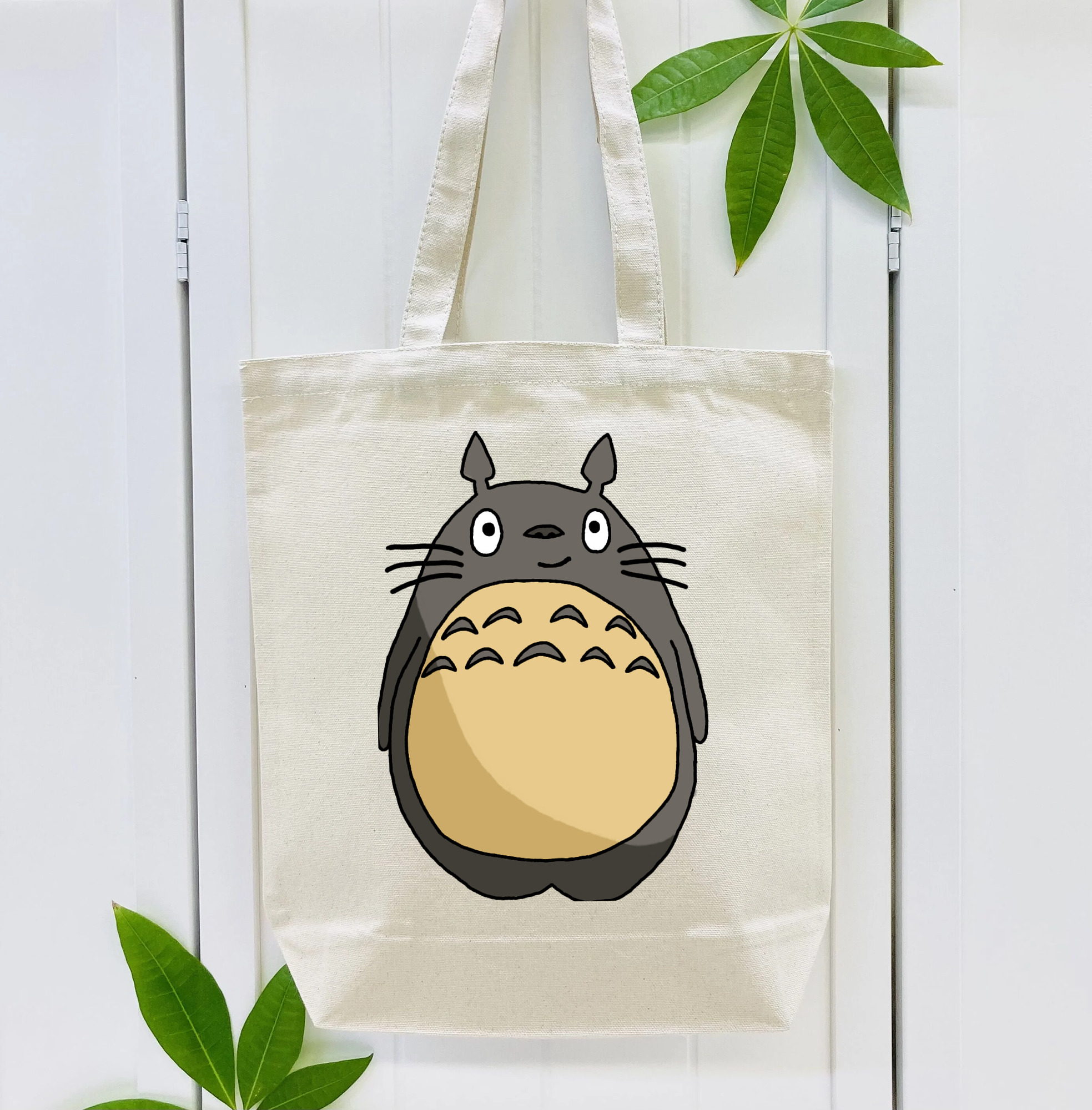 となりのトトロ 草壁メイ 草壁サツキ My Neighbor Totoro Satsuki Kusakabe Mei Kusakabe 縦型キャンバス生地手提げバッグ　トートバッグ
