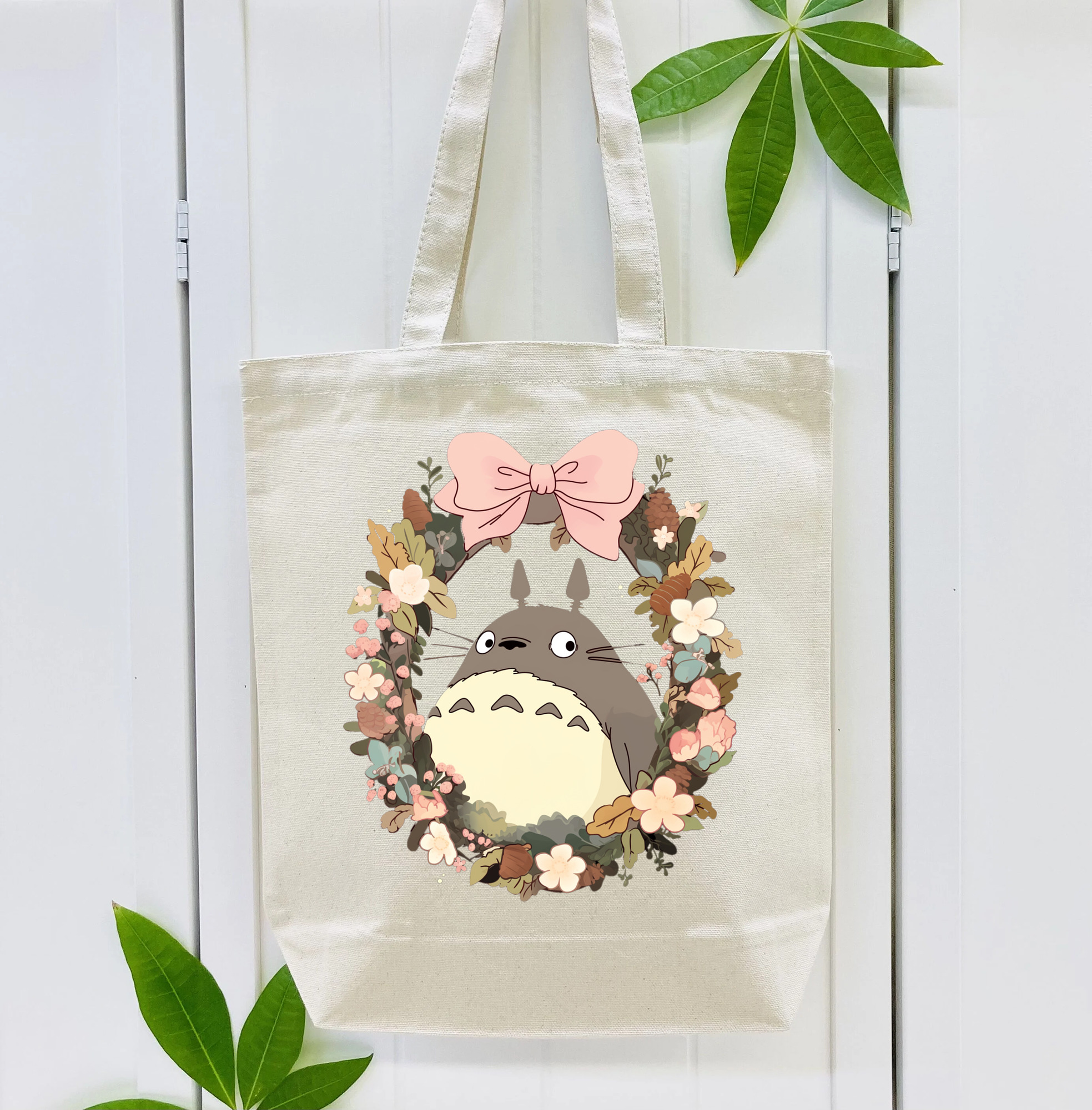 となりのトトロ 草壁メイ 草壁サツキ My Neighbor Totoro Satsuki Kusakabe Mei Kusakabe 縦型キャンバス生地手提げバッグ　トートバッグ
