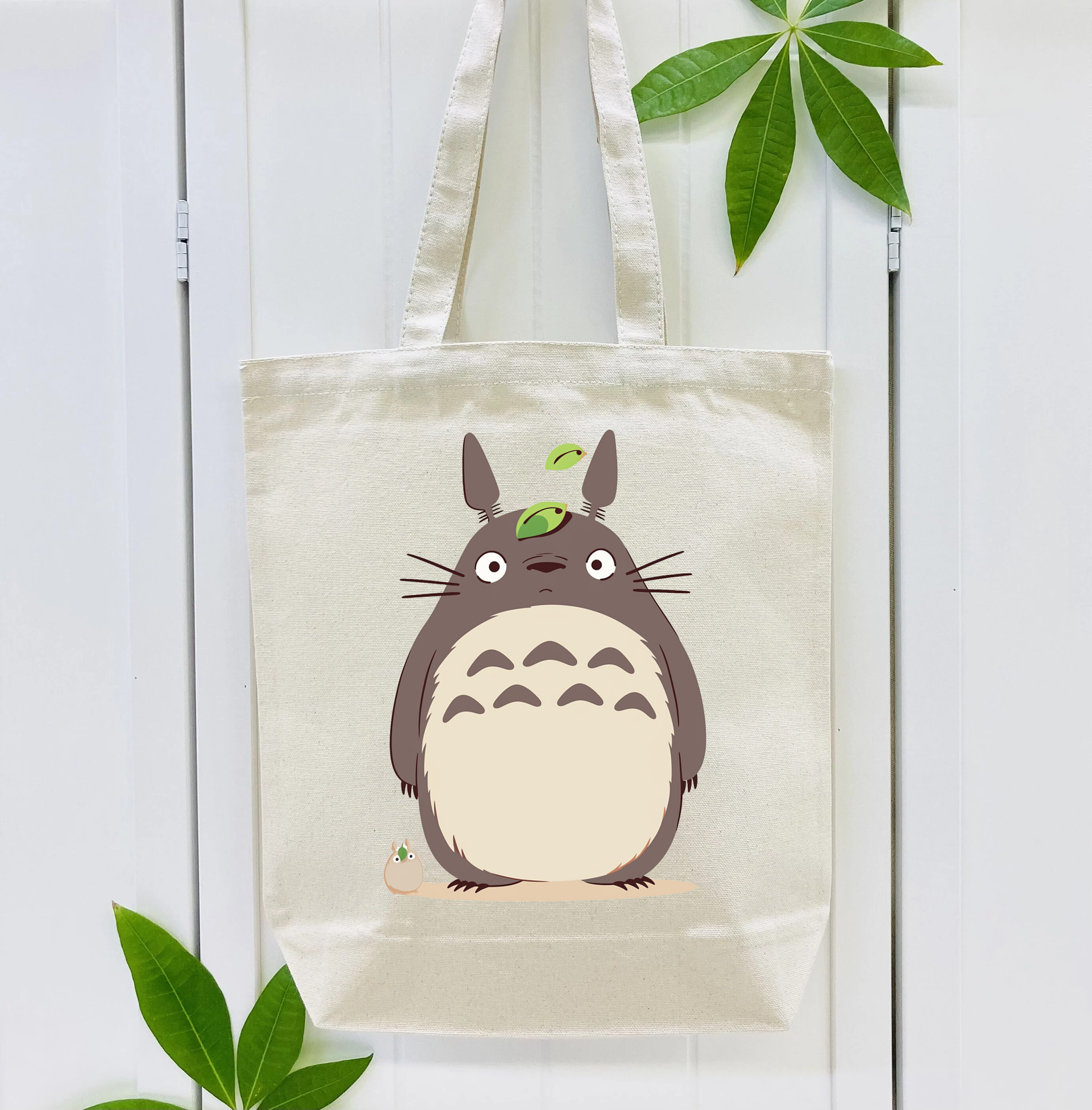 となりのトトロ 草壁メイ 草壁サツキ My Neighbor Totoro Satsuki Kusakabe Mei Kusakabe 縦型キャンバス生地手提げバッグ　トートバッグ