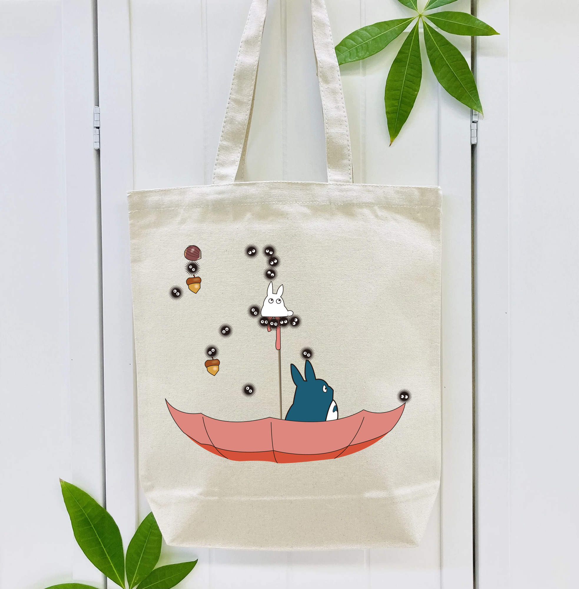 となりのトトロ 草壁メイ 草壁サツキ My Neighbor Totoro Satsuki Kusakabe Mei Kusakabe 縦型キャンバス生地手提げバッグ　トートバッグ